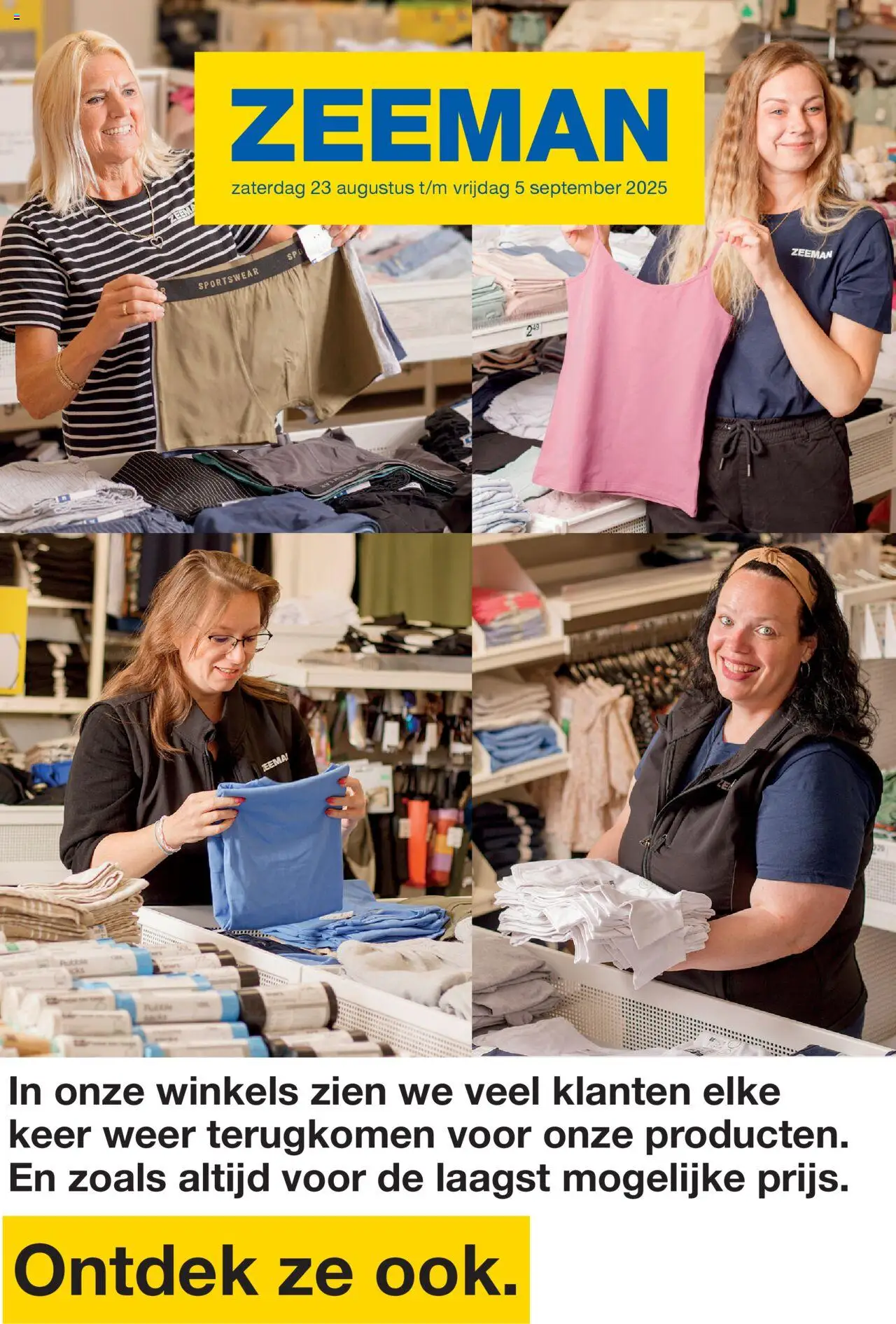 Zeeman - Folder - pagina 1- geldig vanaf 23-08-2025