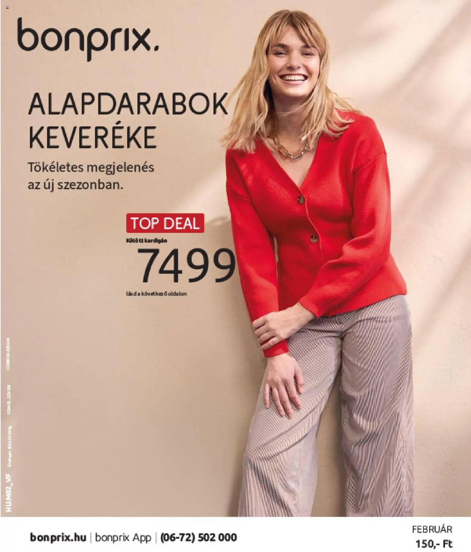 Bonprix akció katalógus Alapdarabok Keveréke - 1oldal - érvényes 2026.02.19.-tól