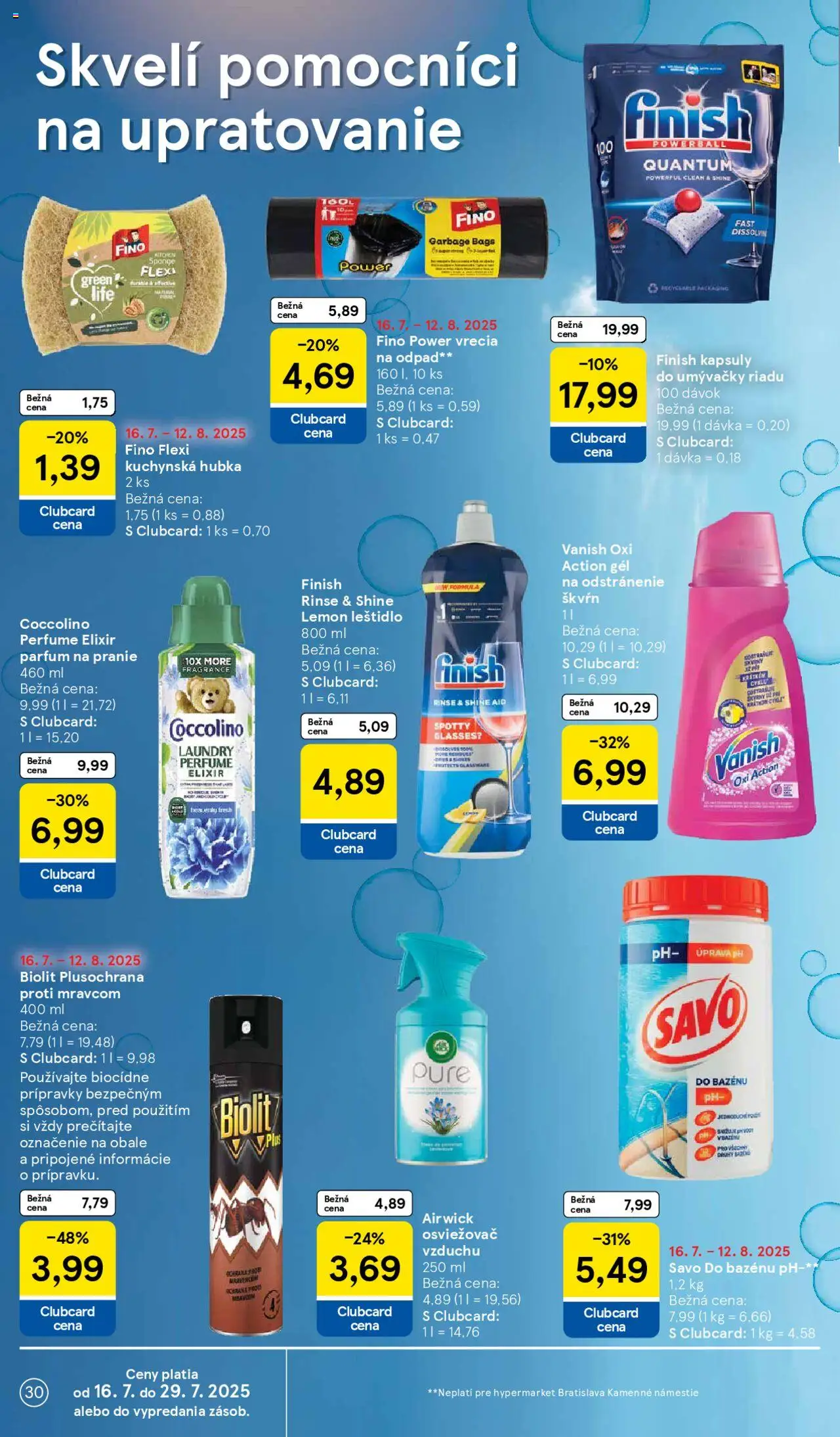 Tesco Hypermarket - leták - strana 30- platný od 16.07.2025