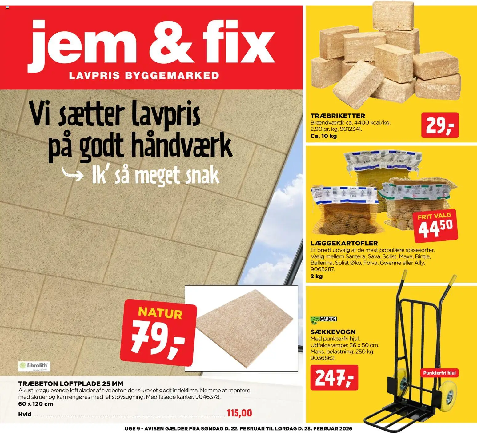 Jem & fix - Tilbudsavis - side 1- gyldig fra 22/02/2026