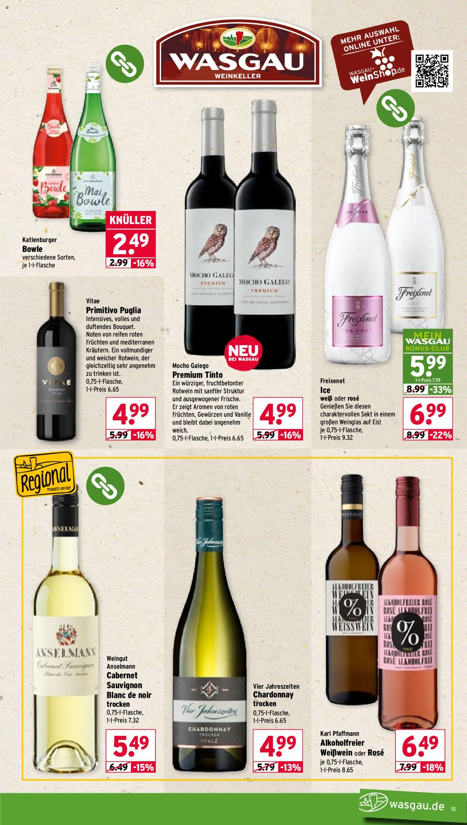 Wasgau Prospekt 	 - Seite 15 - gültig ab 20.04.2026