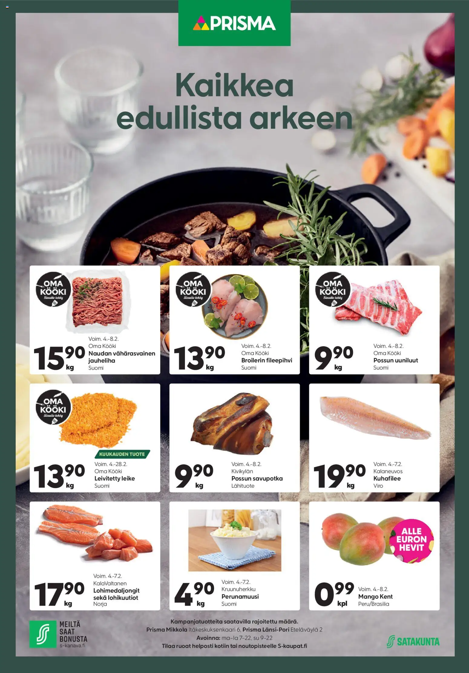 Prisma tarjoukset - sivu 1- voimassa alkaen 04/02/2026