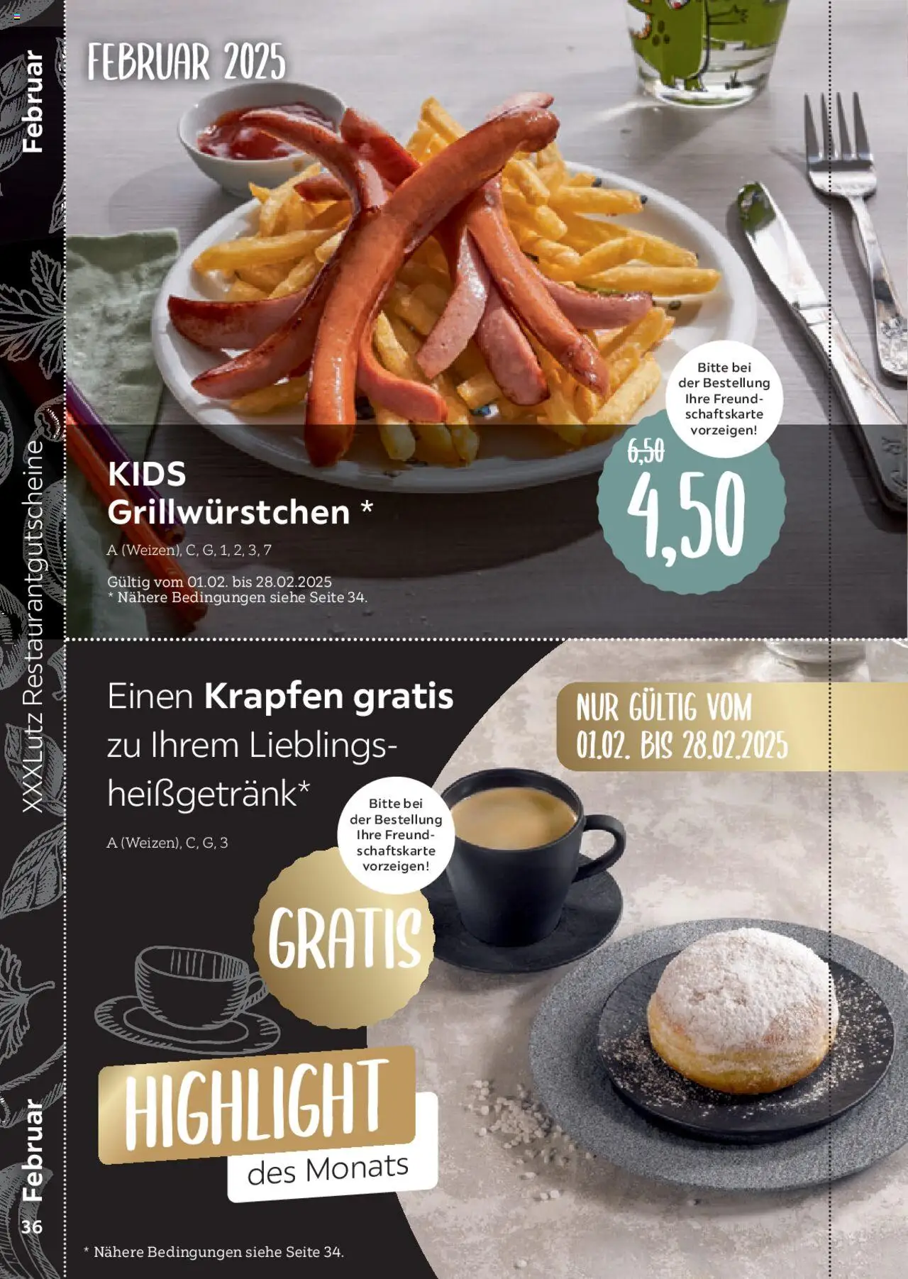 XXXL Lutz Freundschaftskartenjournal - Seite 36 - gültig ab 01.02.2025