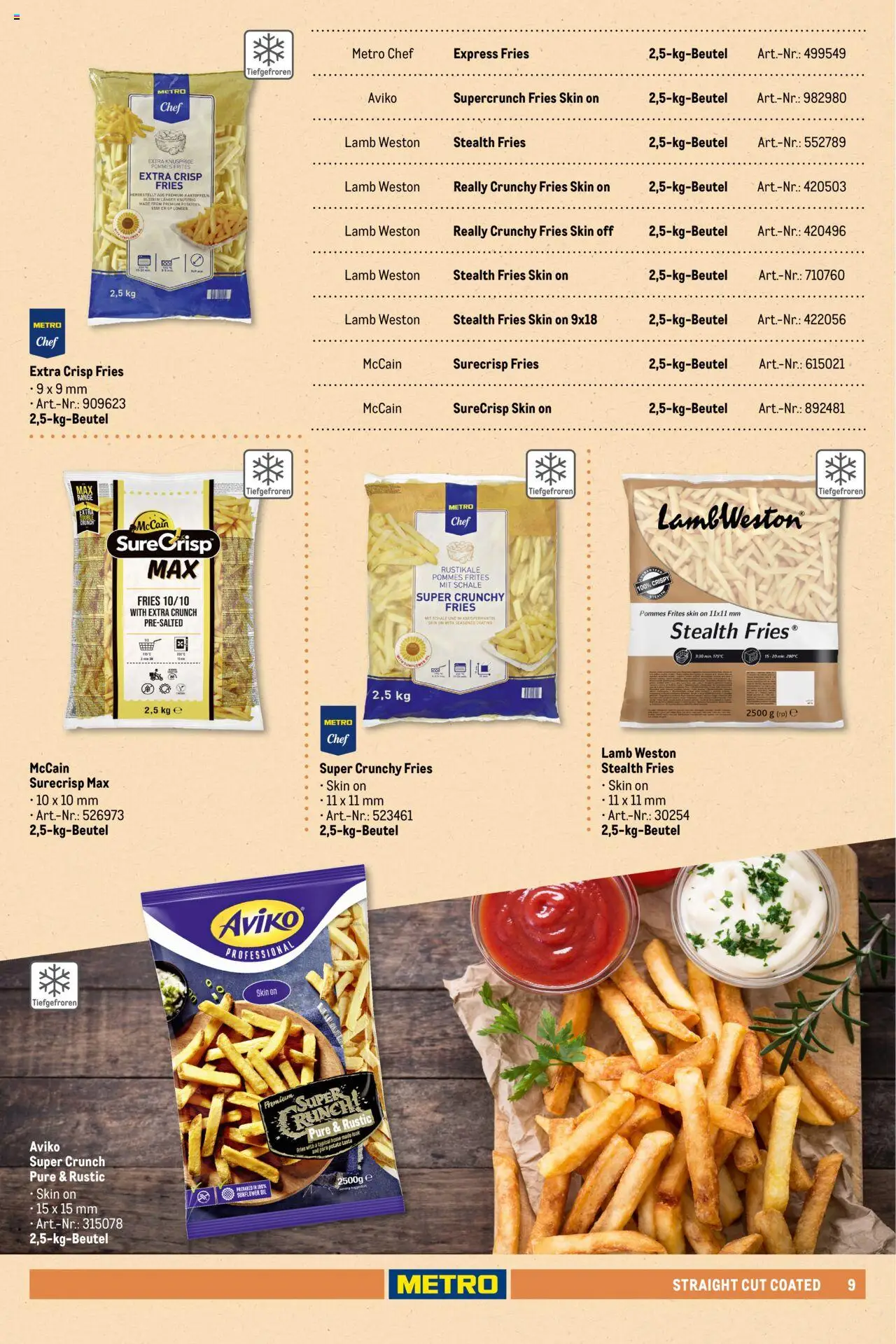 Metro - Pommessortiment - Seite 9 - gültig ab 01.03.2025