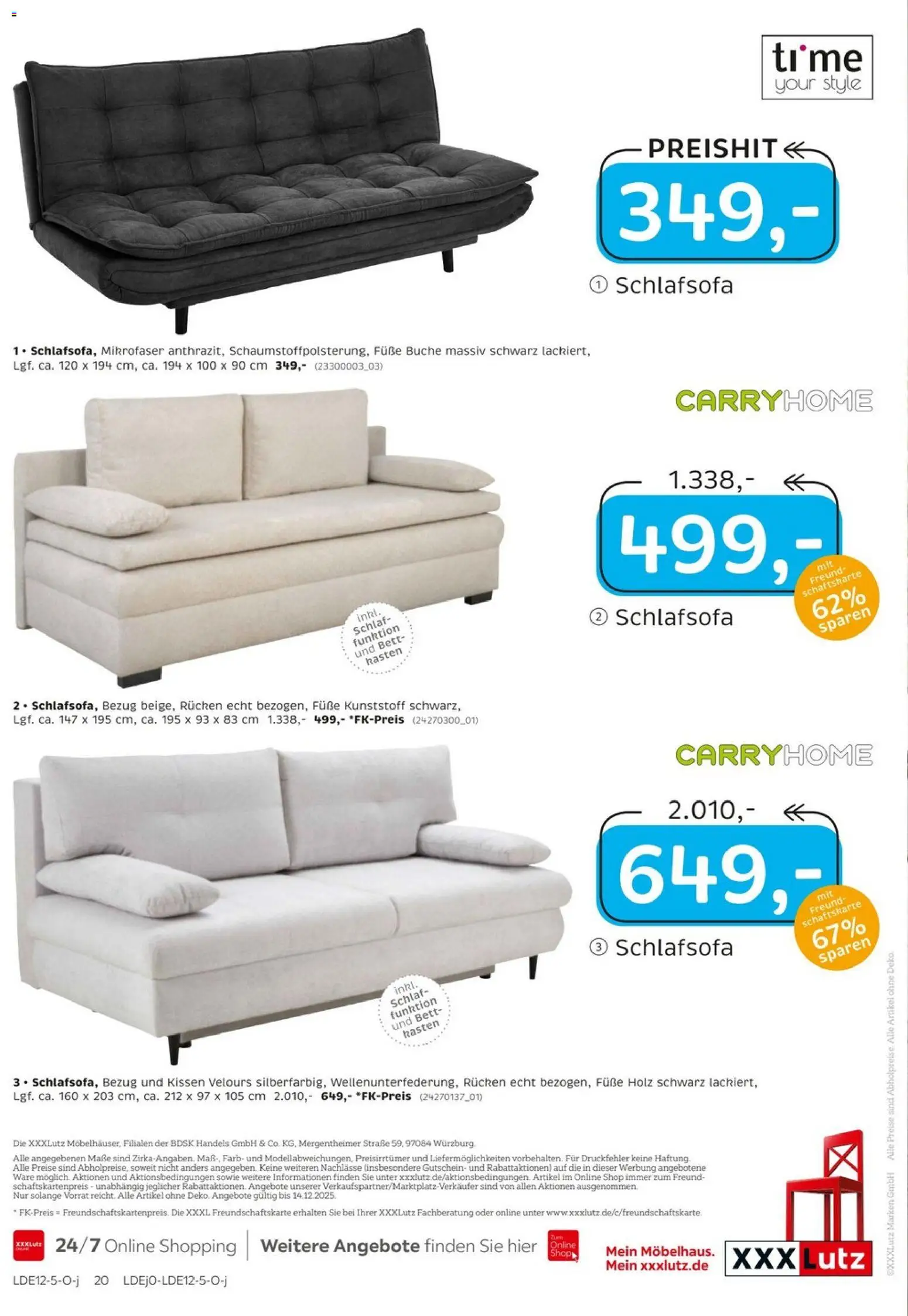 XXXL Lutz Junges Wohnen - Seite 20 - gültig ab 30.11.2025