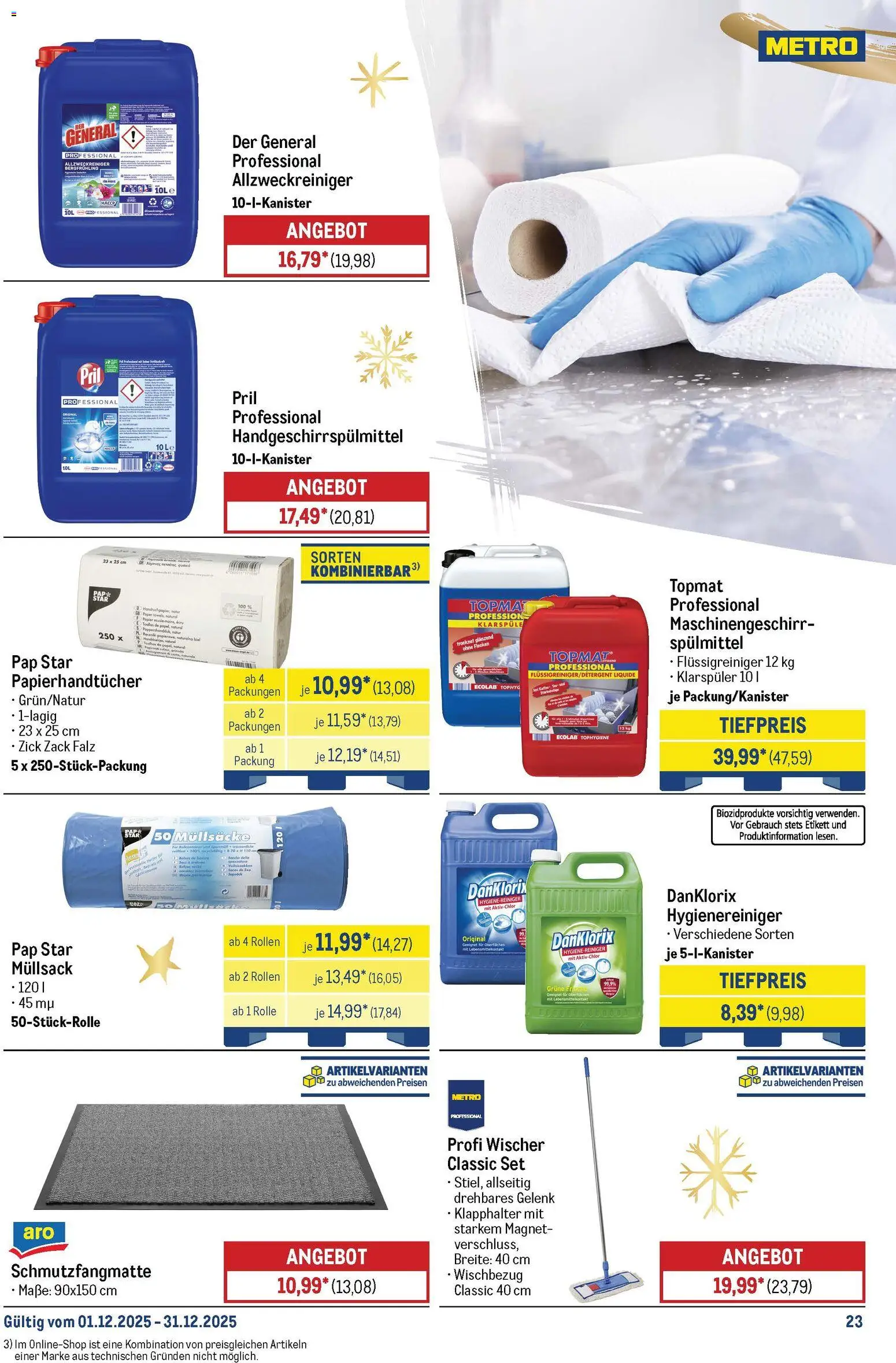 Metro Monats-Menü - Seite 23 - gültig ab 01.12.2025