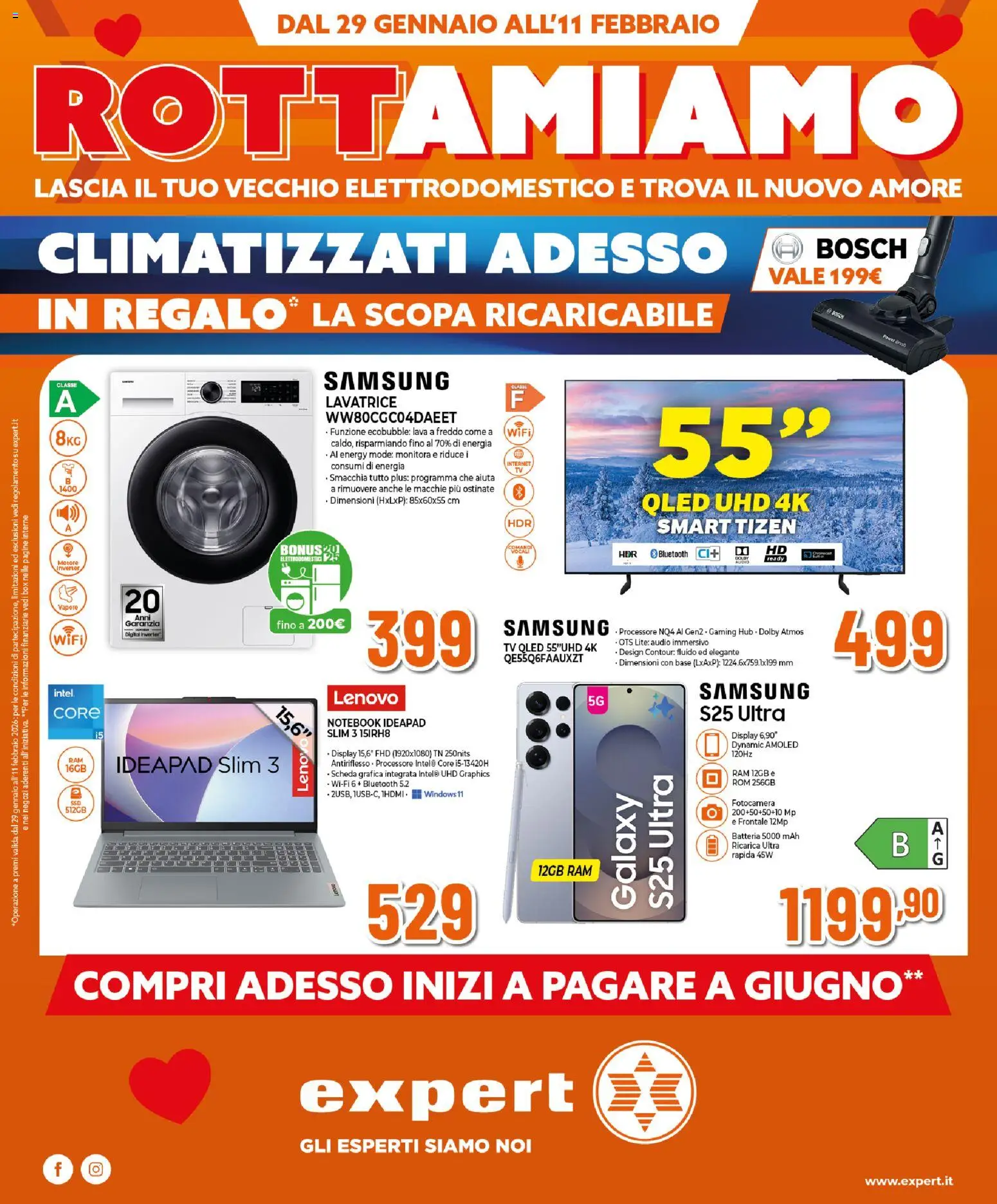 Volantino Expert	 - pagina 1 - valido dal 29/01/2026