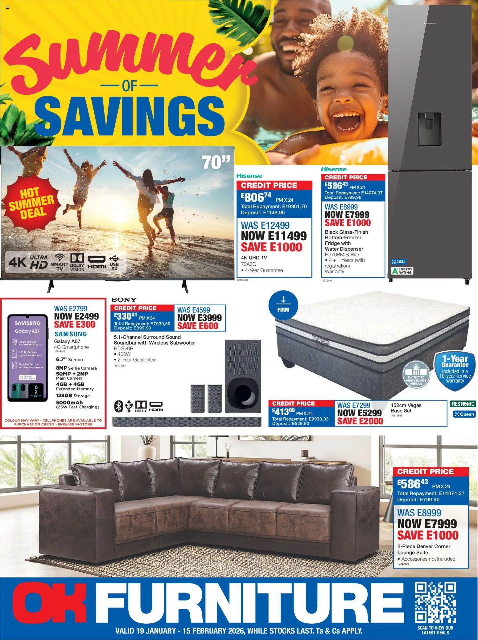 OK Furniture - Eswatini  Specials - page 1- valid from 19/01/2026