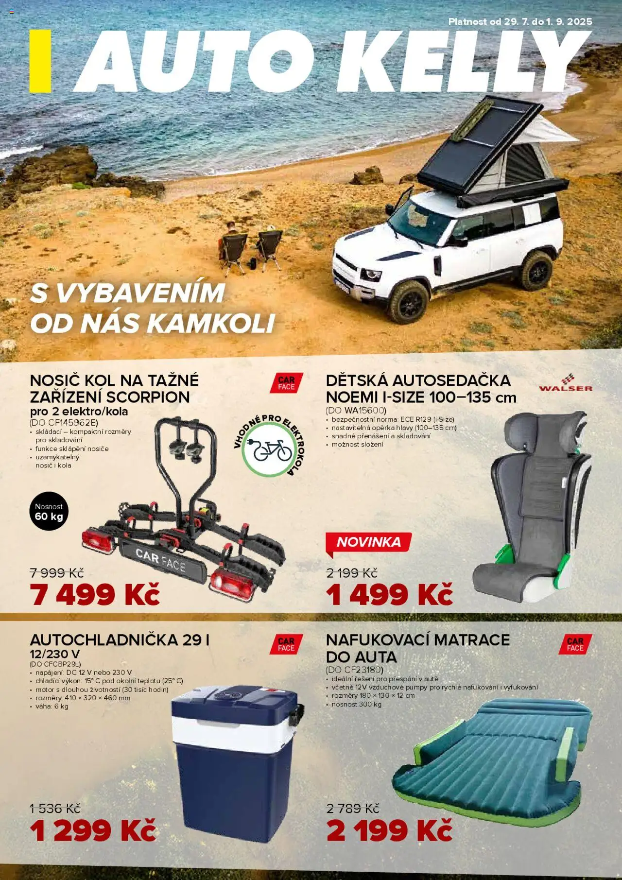 Auto Kelly leták - strana 1- platný od 29.07.2025