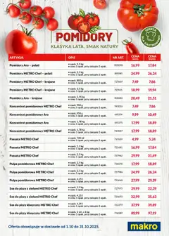 Podgląd Makro Gazetka - Pomidory w dostawie ważny od 01.10.2025