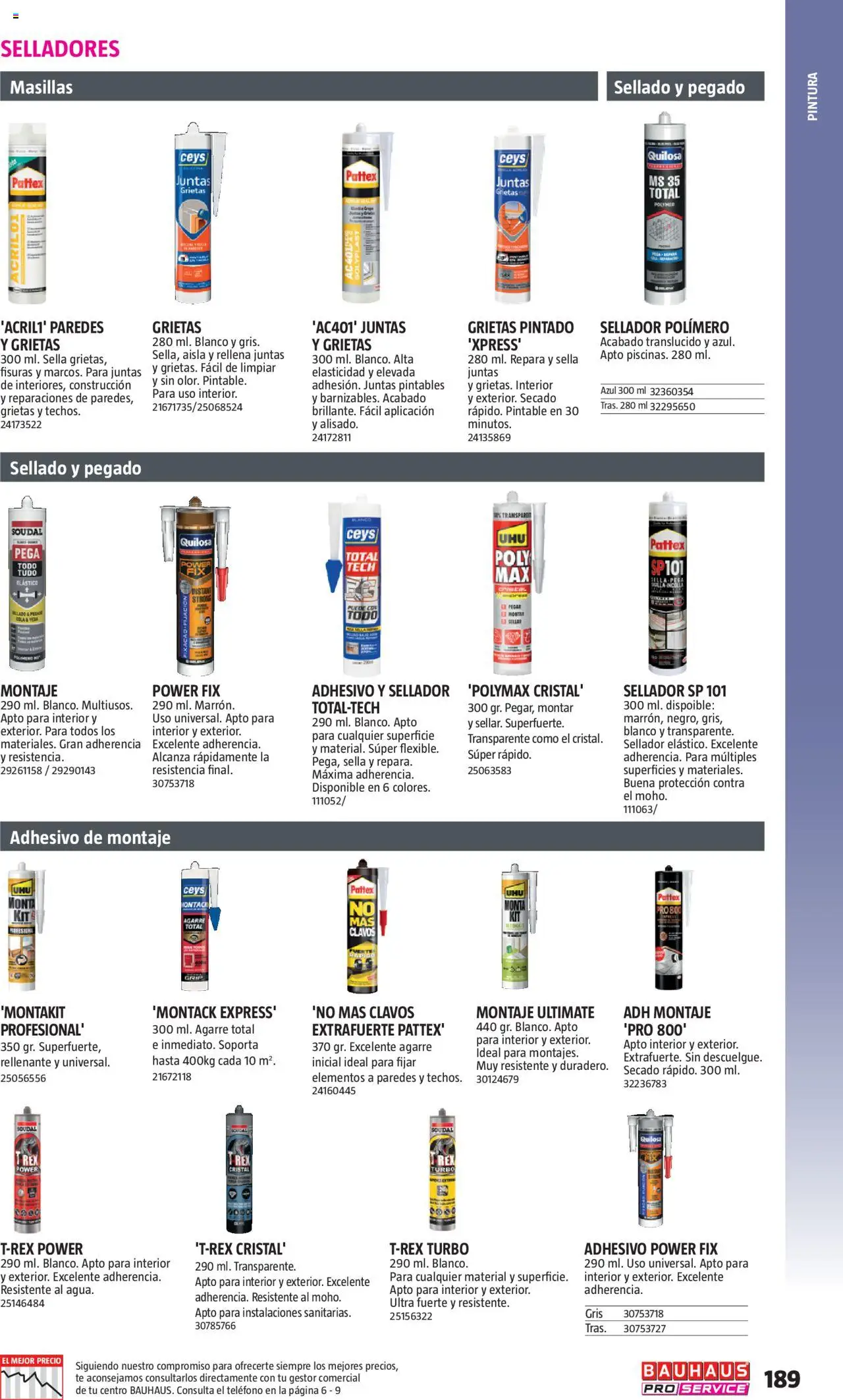 Bauhaus - ProService  - Página de 189 - Válido desde 24/02/2025
