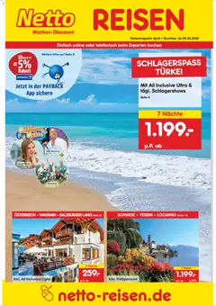 Vorschau Netto Reisen Prospekt 	 gültig ab 26.03.2026