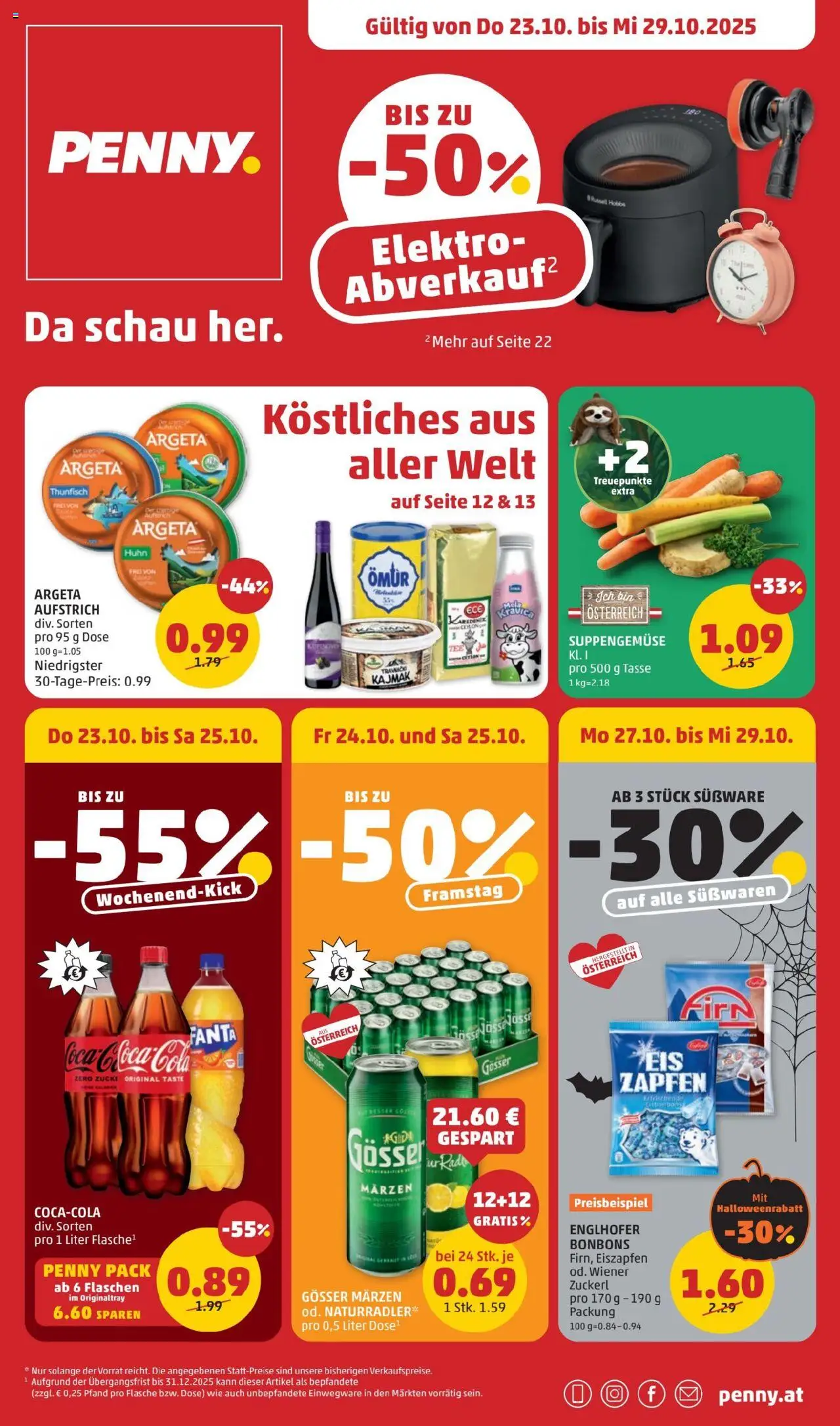 Penny Markt Flugblatt - Seite 1- gültig ab 23.10.2025