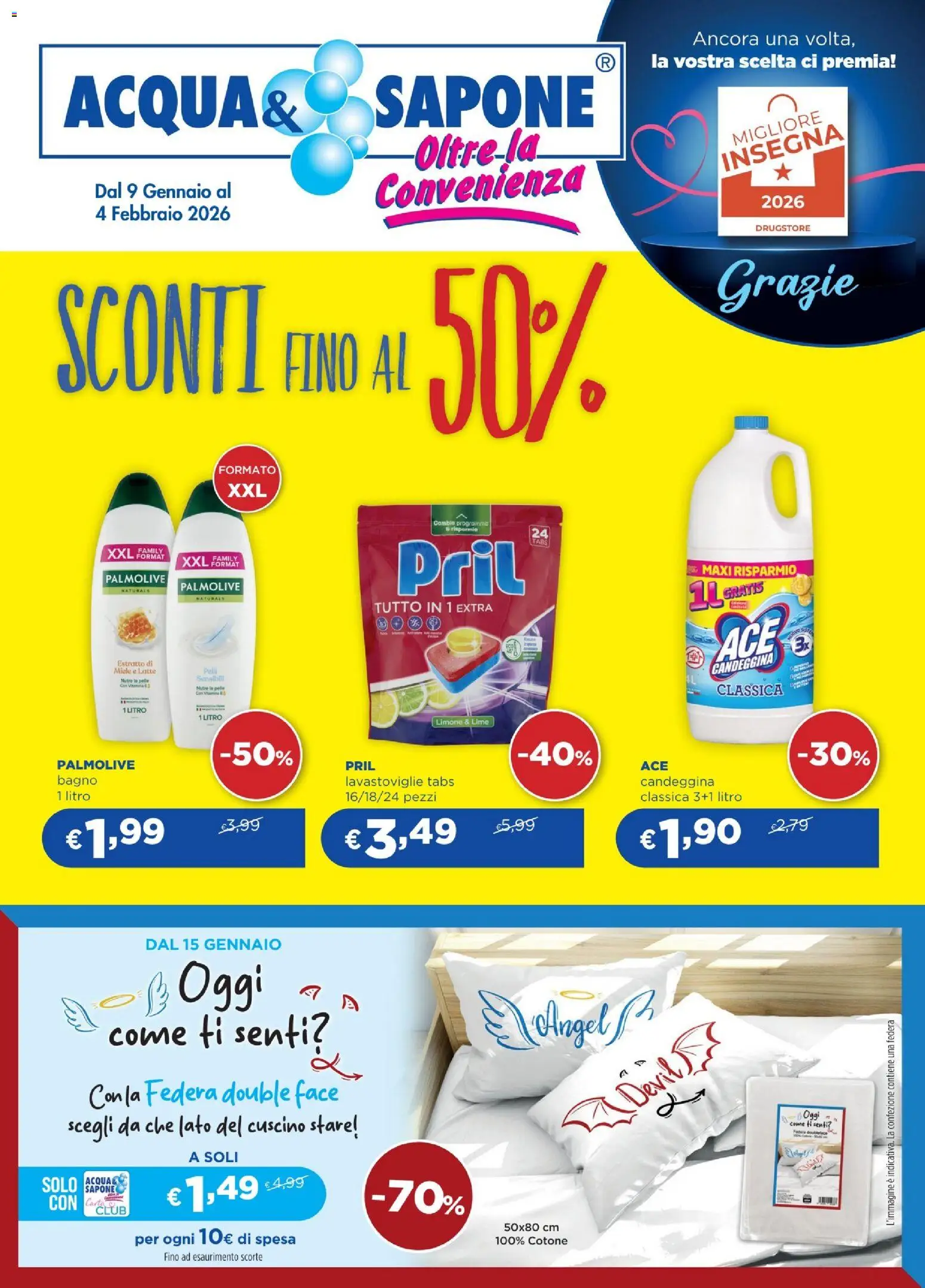 Acqua e Sapone Sconti catalogo - pagina 1 - valido dal 09/01/2026