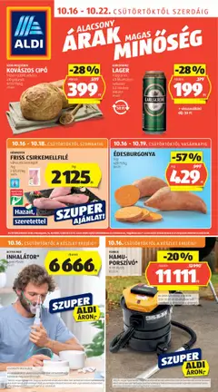 Előnézet Aldi Akciós újság érvényes 2025.10.16.-tól