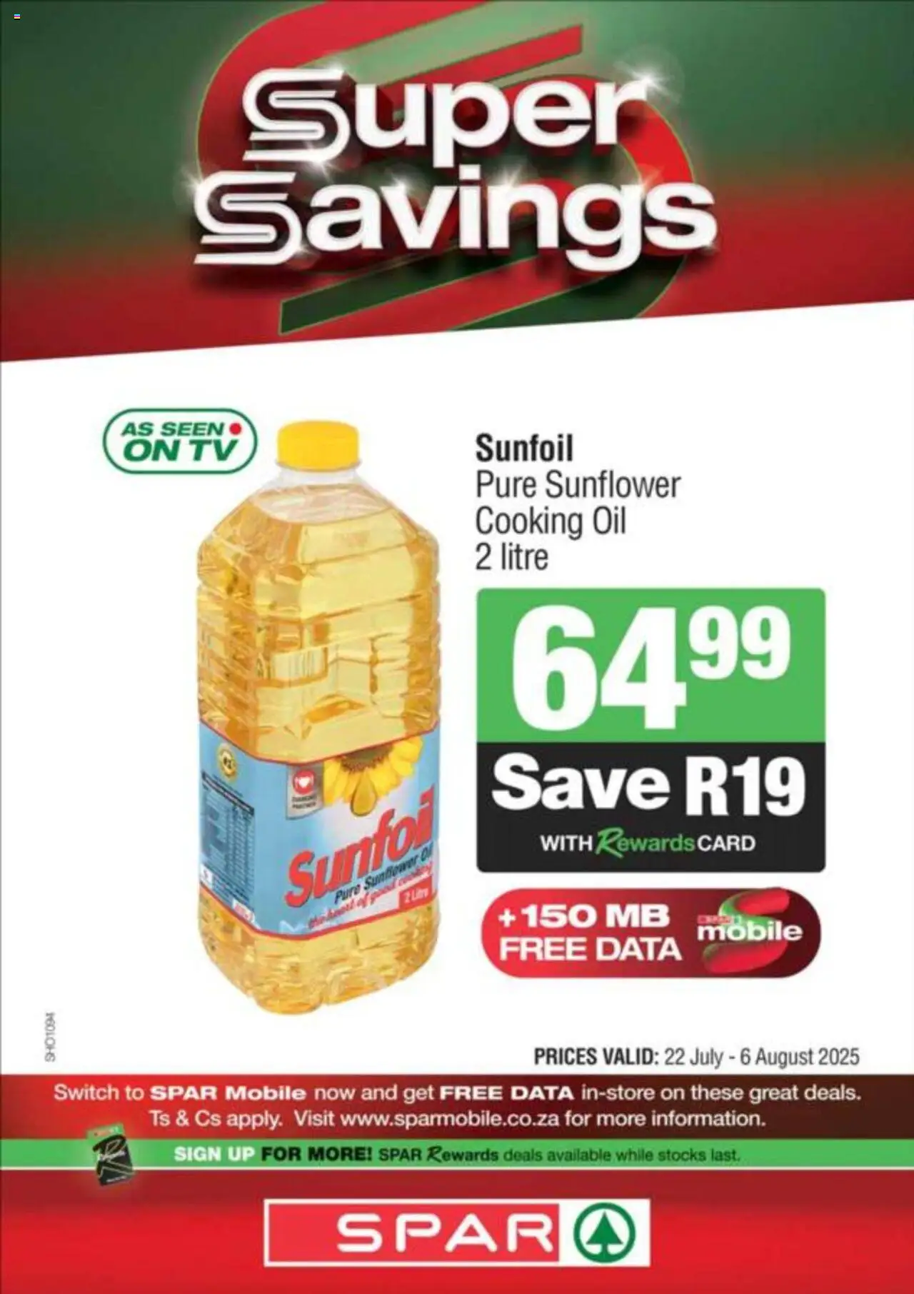 Spar Specials - page 2- valid from 22/07/2025