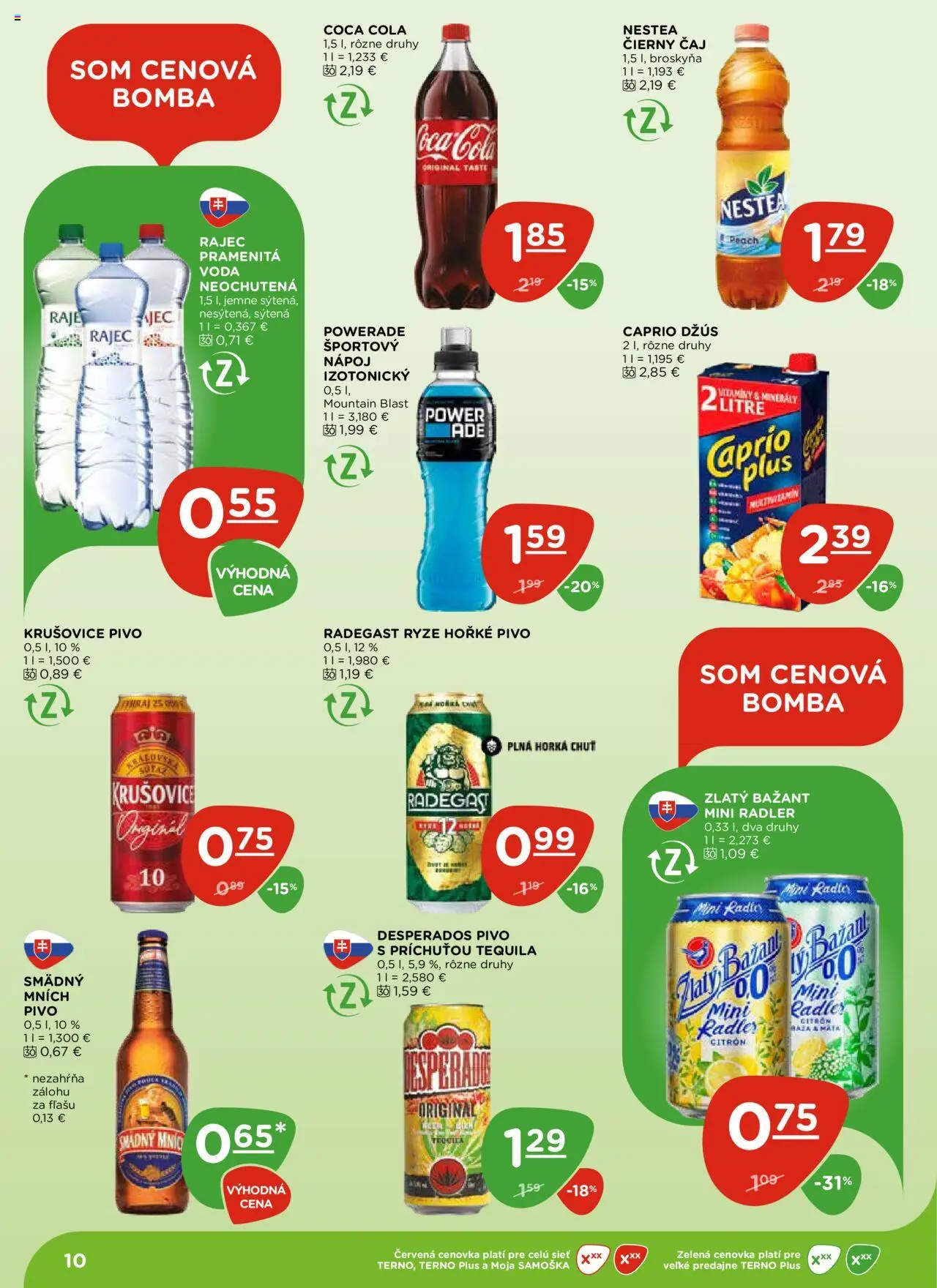 Terno leták - strana 10- platný od 17.07.2025