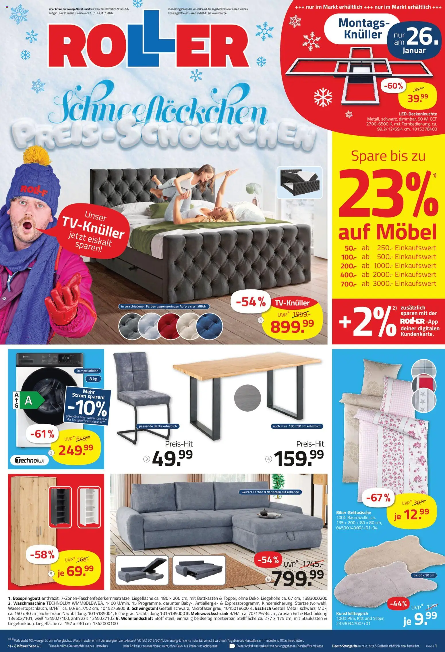 Roller Prospekt 	 - Seite 1 - gültig ab 25.01.2026