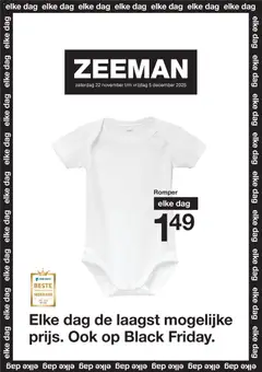 Zeeman - Black Friday  geldig vanaf 22-11-2025