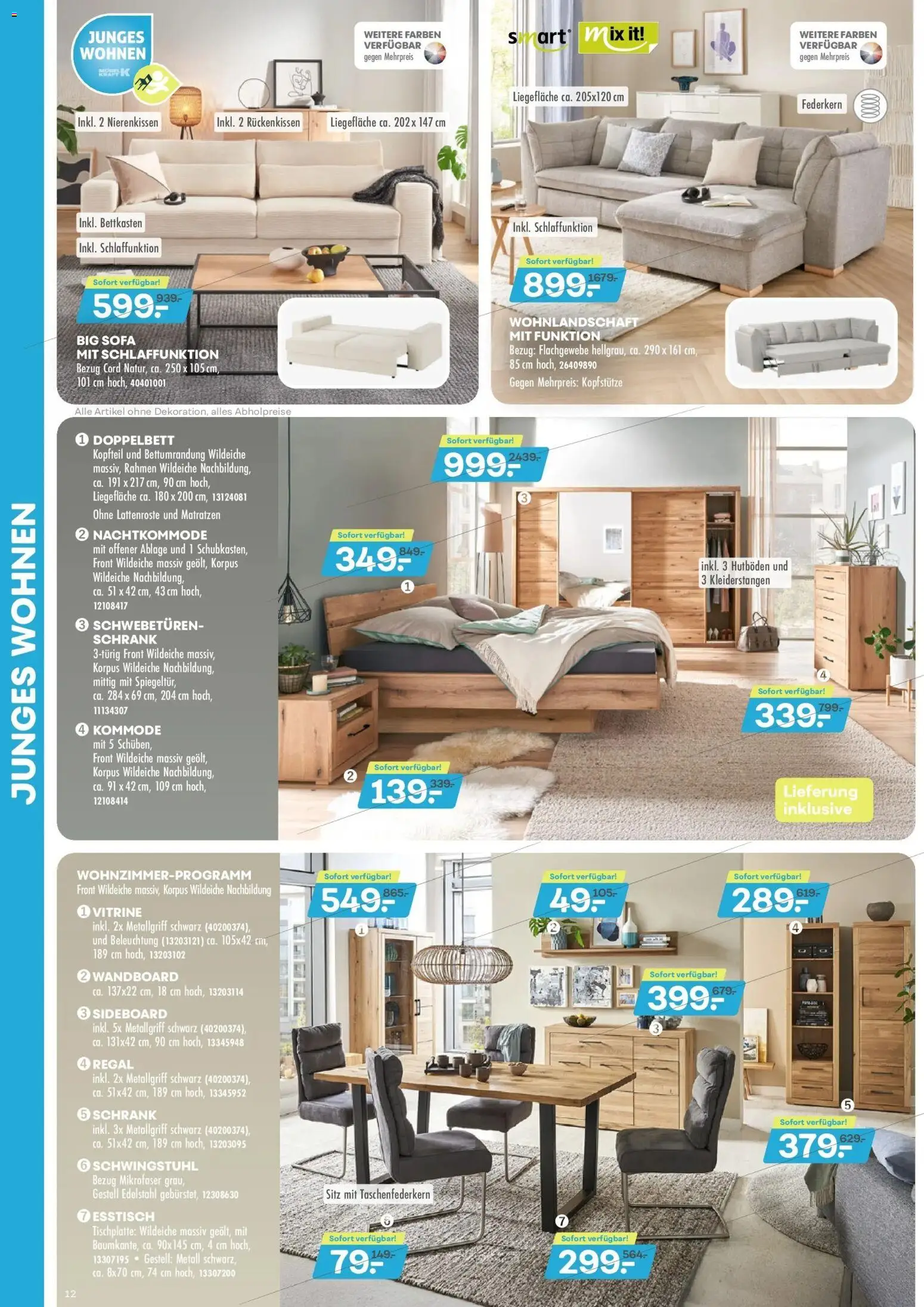 Möbel Kraft Prospekt Wohntrends zum Kraftpreis! - Seite 12 - gültig ab 02.12.2025