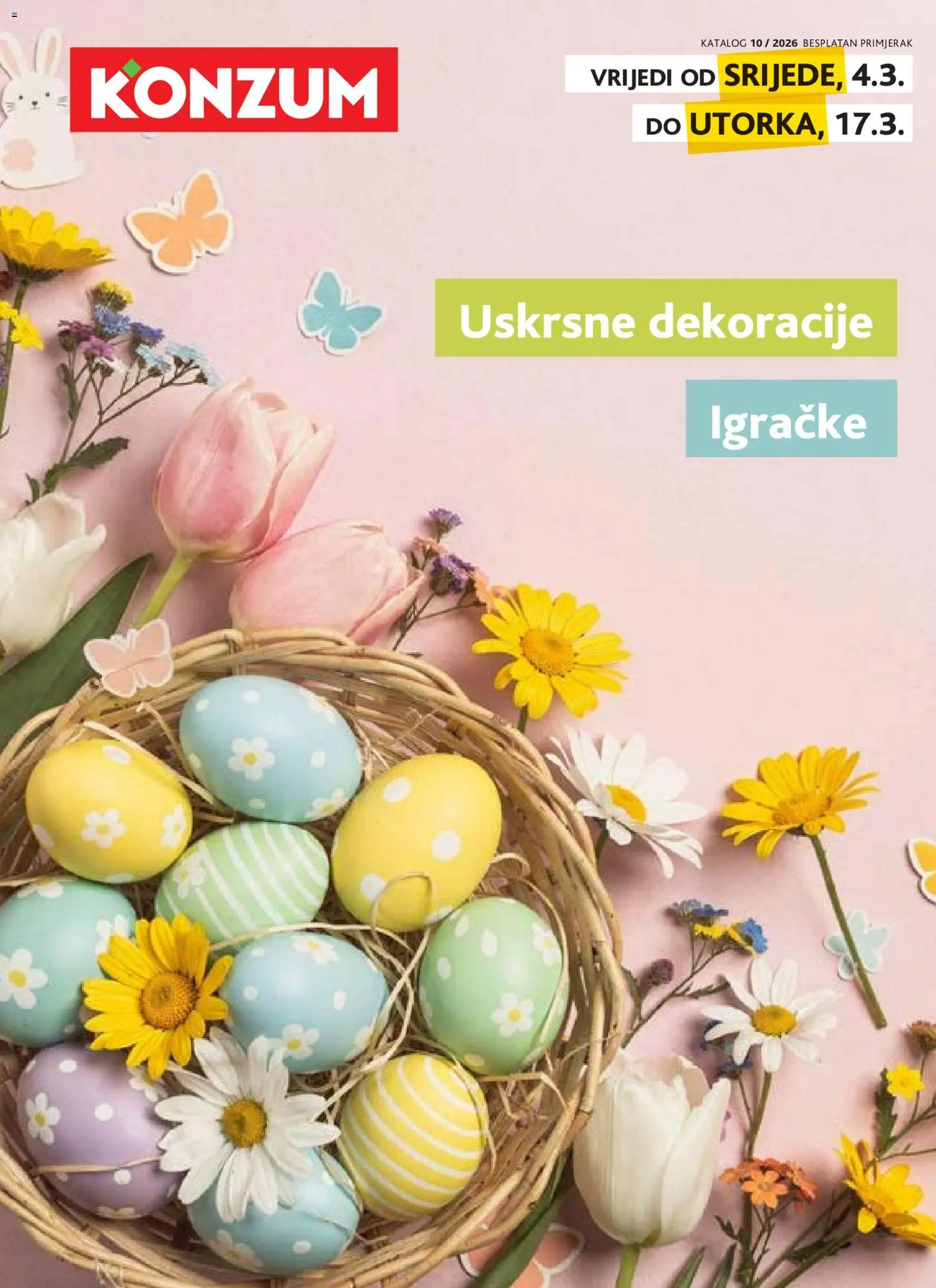 Konzum HR Uskrsna ponuda - 1oldal - érvényes 2026.03.04.-tól