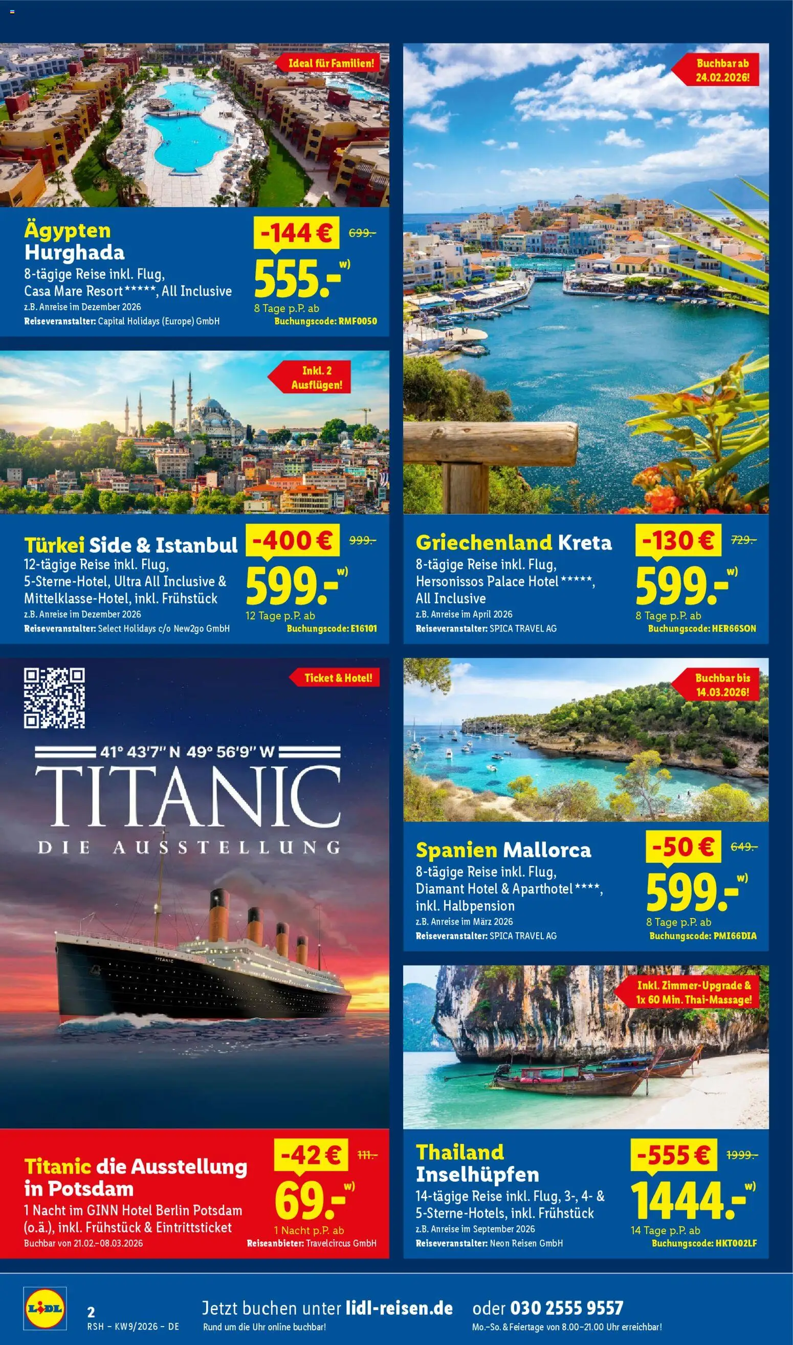 Lidl Reisen Prospekt 	 - Seite 2 - gültig ab 21.02.2026