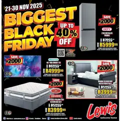 Preview Lewis Stores Black Friday valid from 21/11/2025