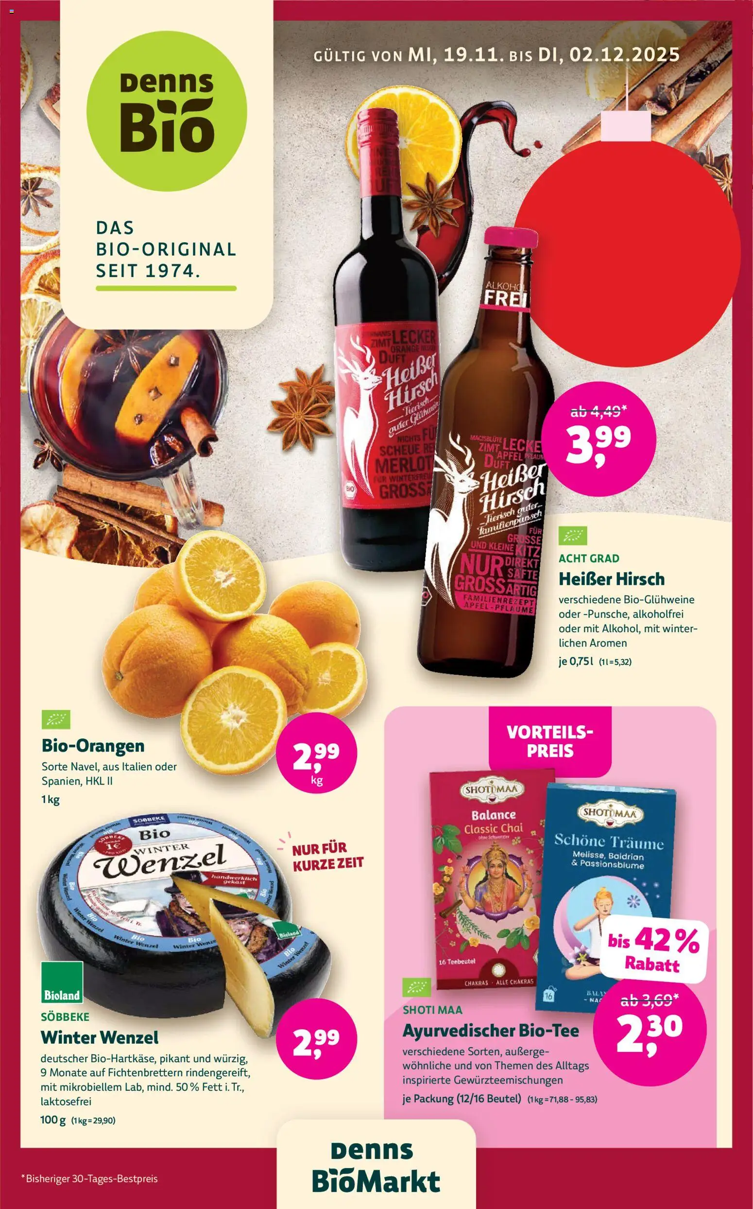 Denns BioMarkt Angebote - Seite 1- gültig ab 19.11.2025