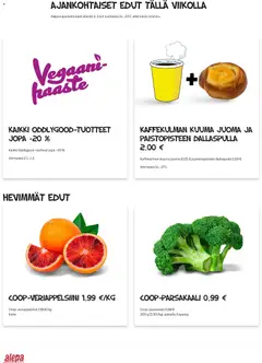 Esikatselu Alepa tarjoukset voimassa alkaen 14/01/2026