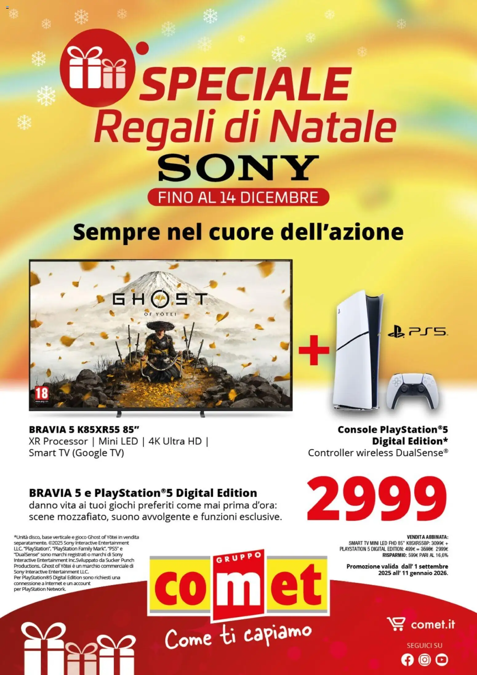 Comet Sony Audio Video catalogo - pagina 1 - valido dal 01/09/2025
