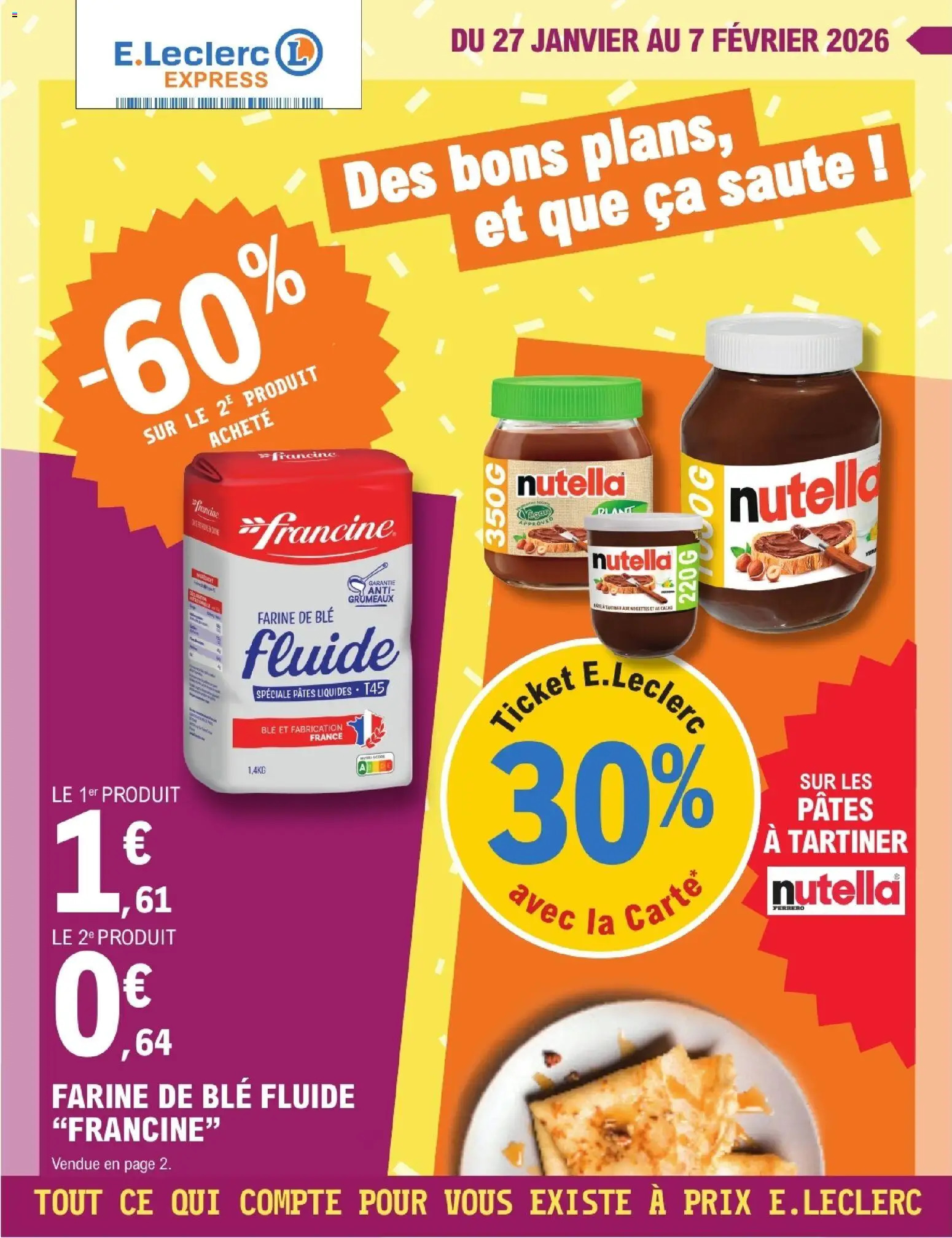 E.Leclerc catalogue express - page 1 - valable à partir du 27/01/2026