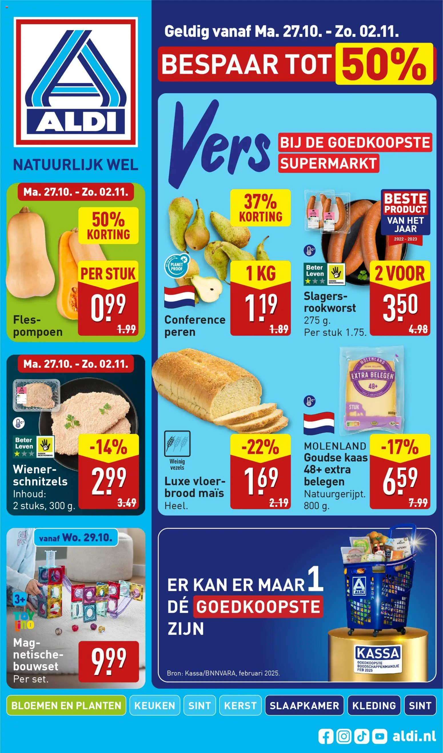 Aldi - Folder week 44 - pagina 1- geldig vanaf 27-10-2025