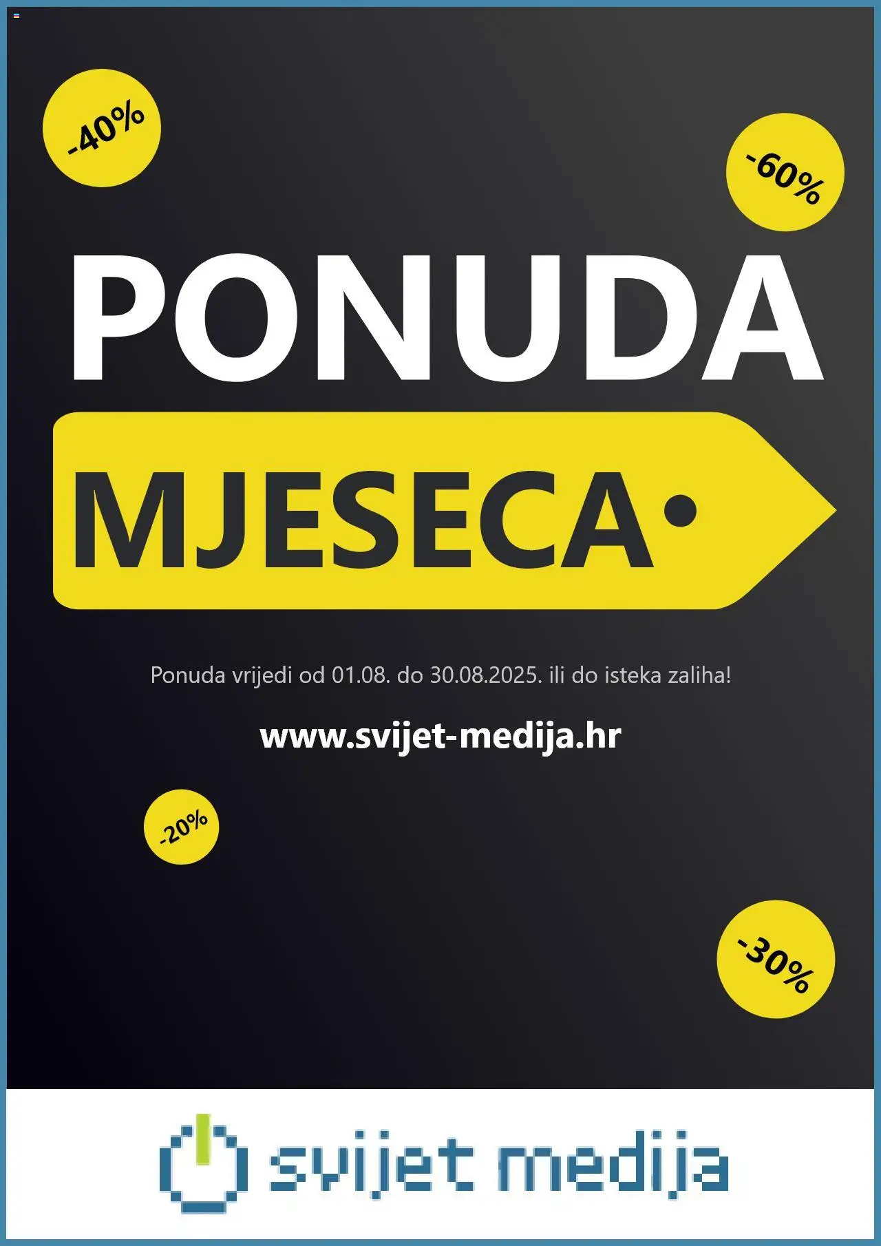 Katalog Svijet medija - stranica 1- važeći od 01.08.2025