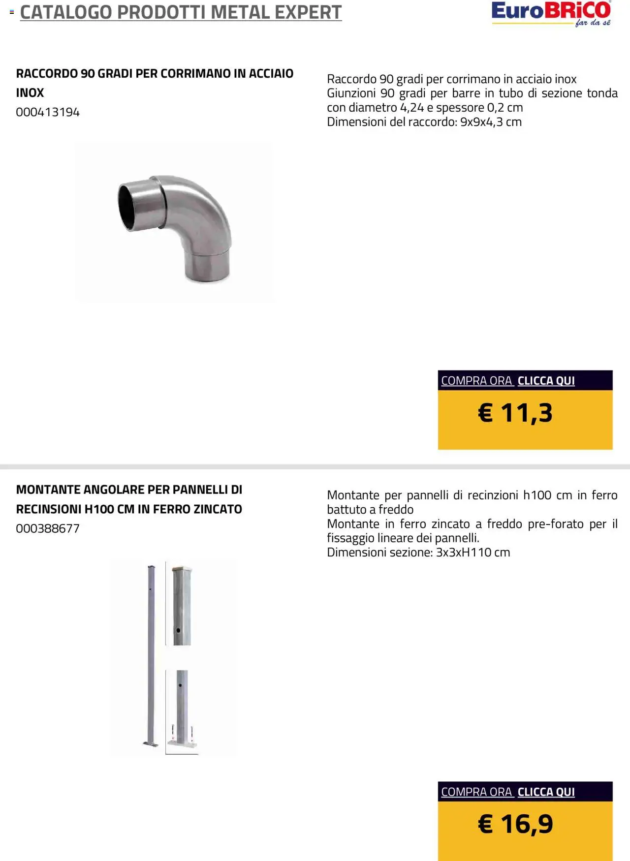 Eurobrico Prodotti Metal Expert catalogo - pagina 18 - valido dal 23/07/2025
