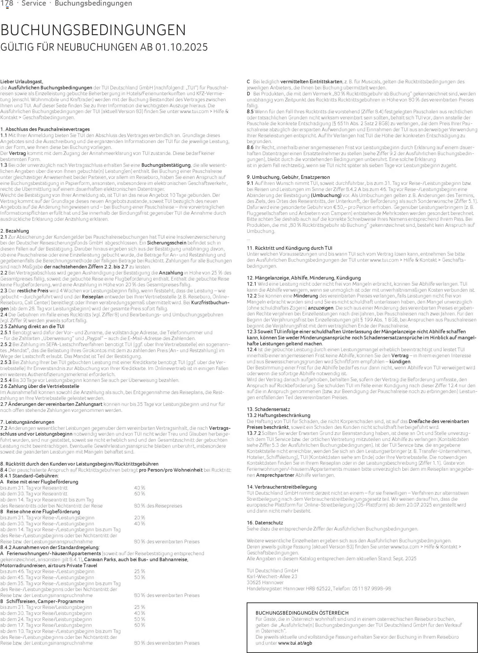 Aida Airtours Erstklassige Europareisen - Seite 178 - gültig ab 30.10.2025