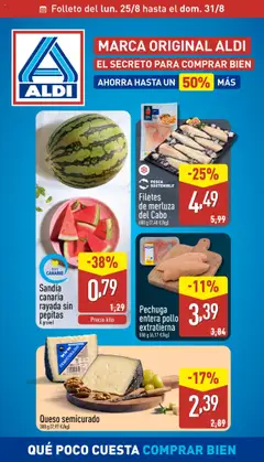 Vista previa del folleto Aldi folleto Canarias válido desde 25/08/2025