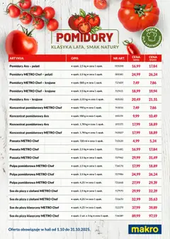 Podgląd Makro Gazetka - Pomidory ważny od 01.10.2025