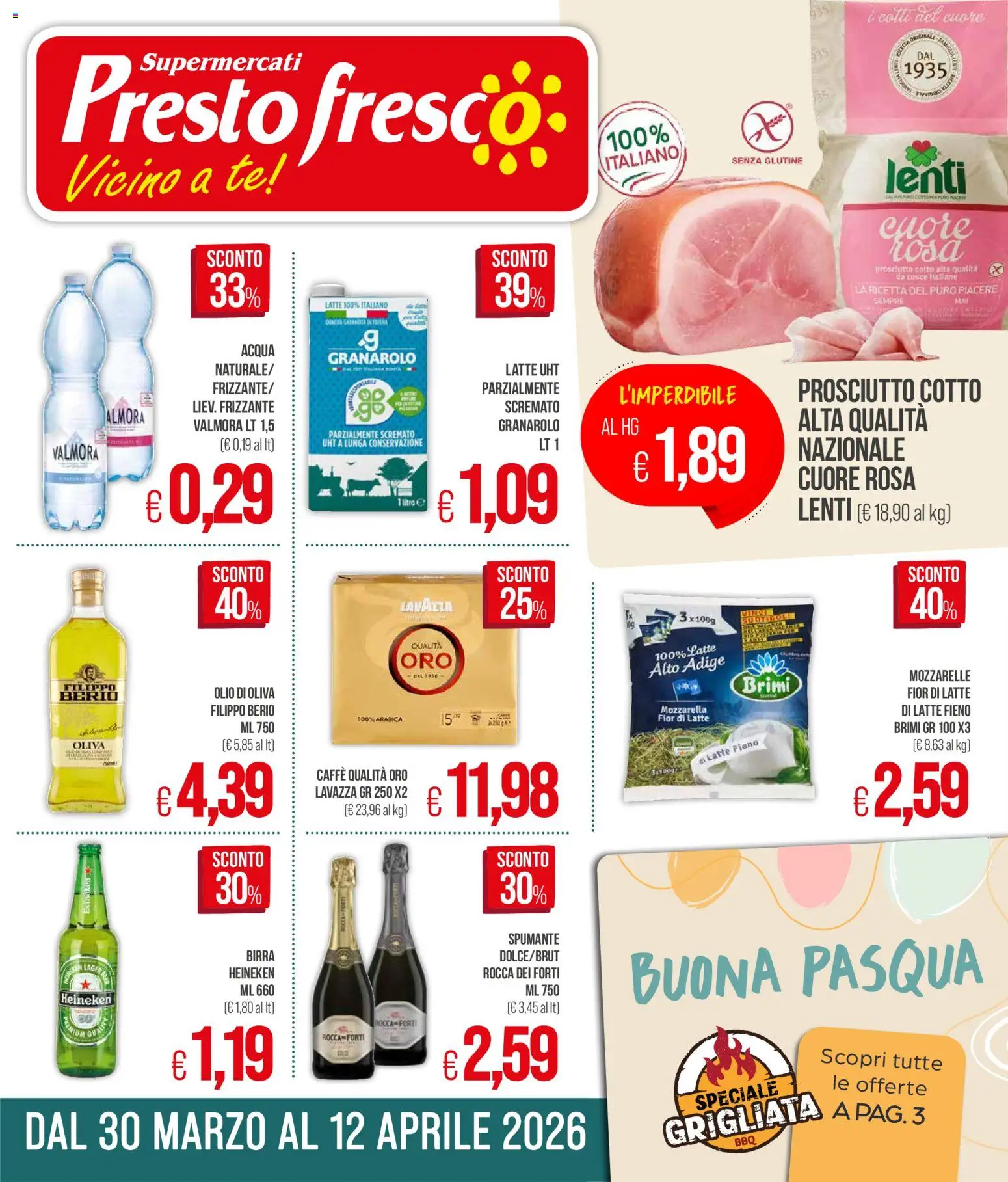 Presto Fresco volantino - pagina 1 - valido dal 30/03/2026