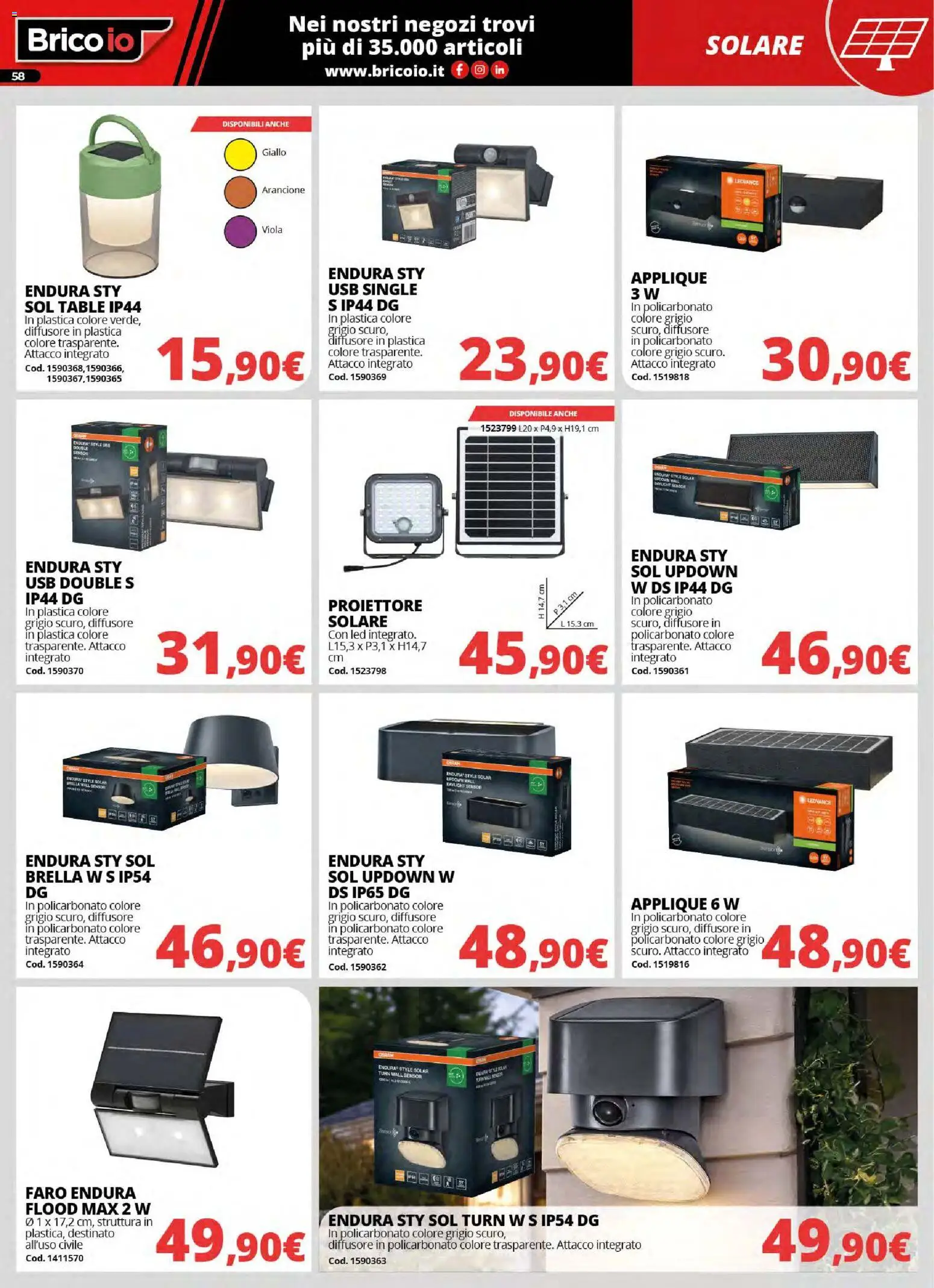 Brico io volantino - pagina 58 - valido dal 30/03/2026