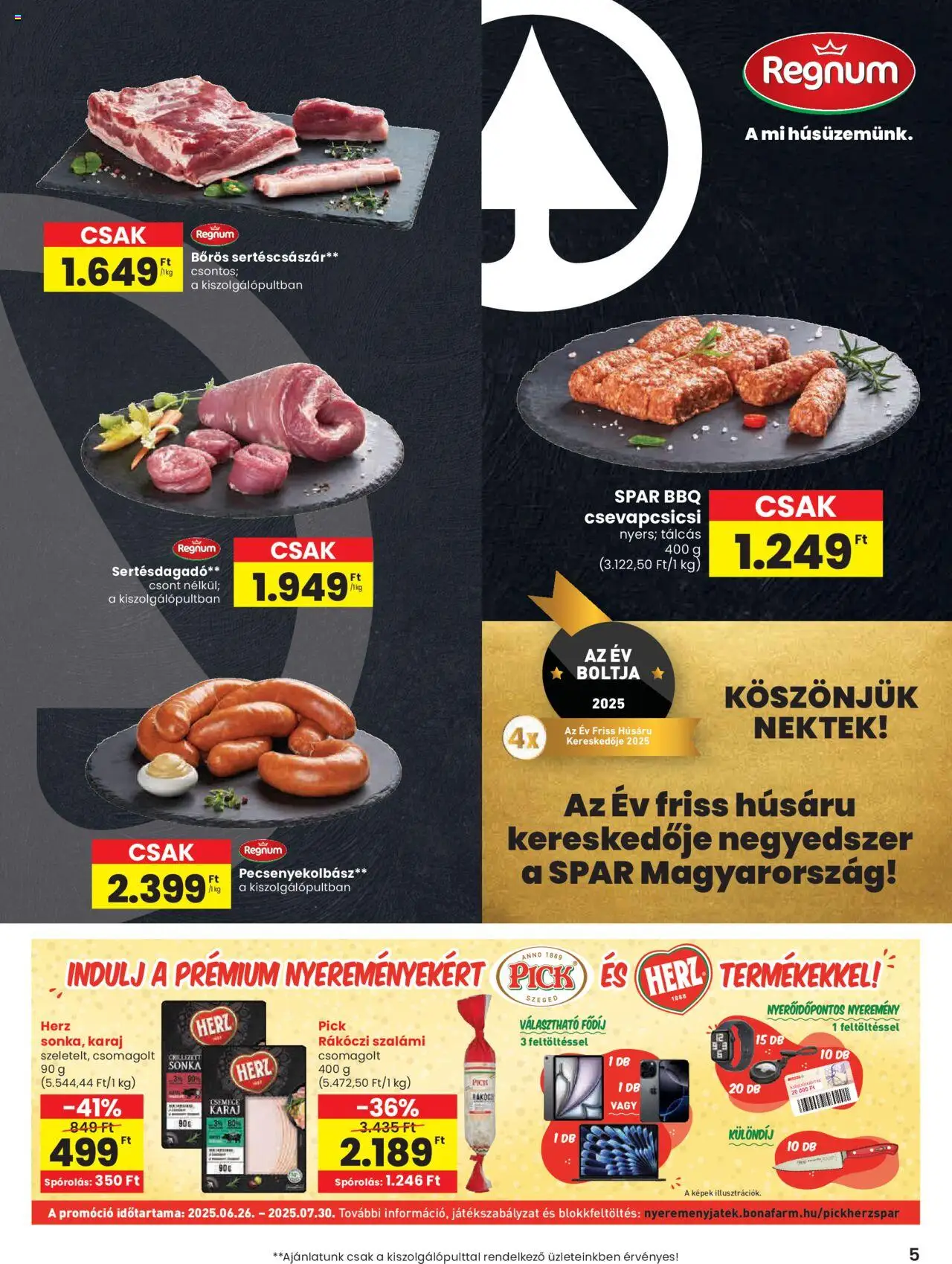 Spar Akciós újság - 5oldal - érvényes 2025.07.24.-tól