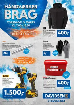 Forhåndsvisning Davidsen - Håndværkerbrag gyldig fra 05/03/2026