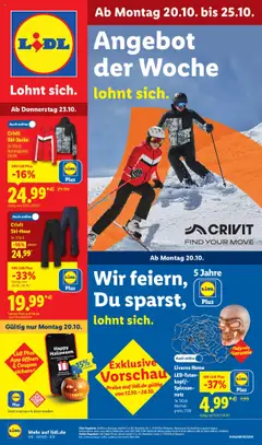 Vorschau Lidl - Prospekt gültig ab 20.10.2025
