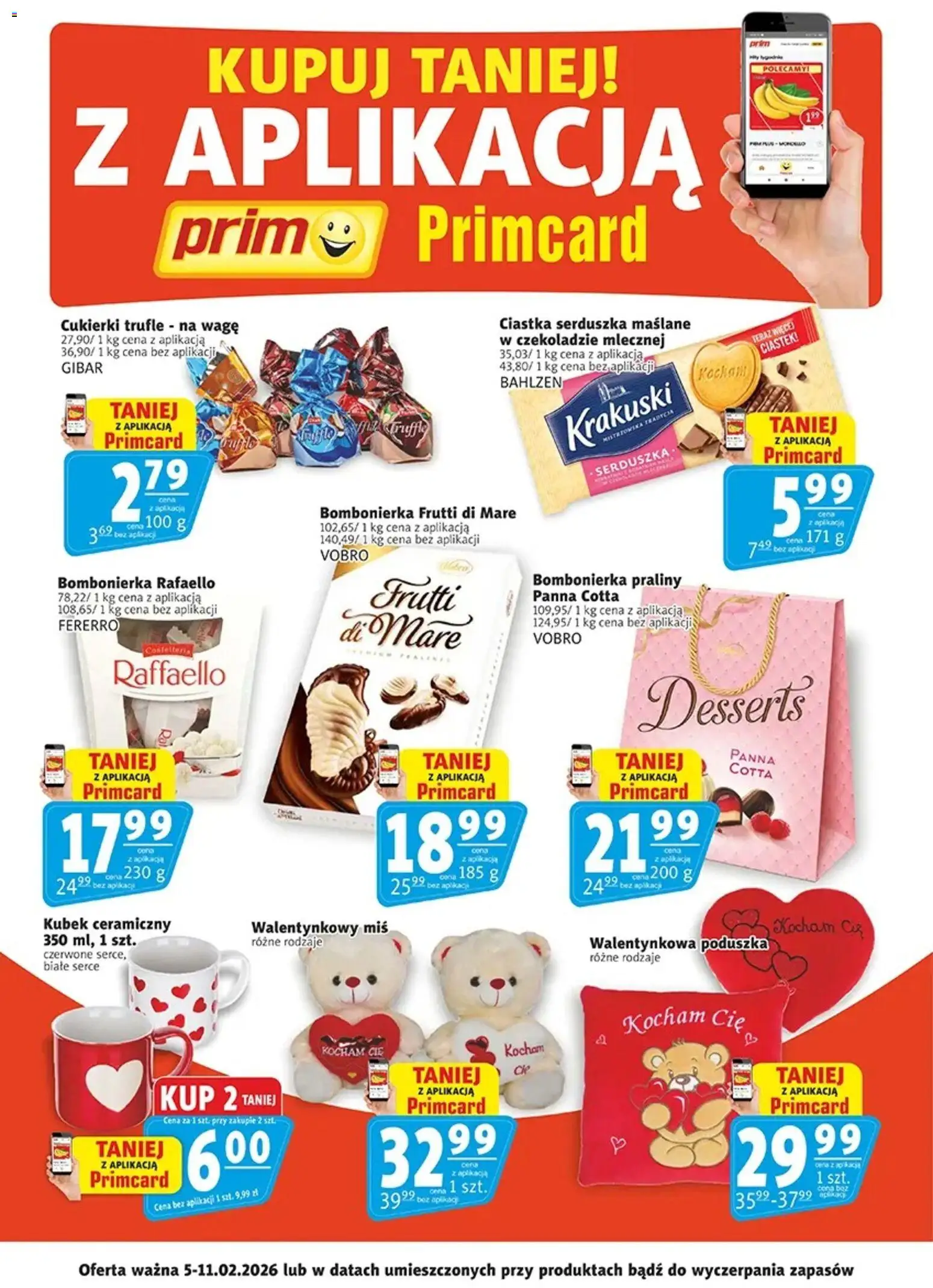 Prim Market Promocje - Primcard - strona 1- ważny od 05.02.2026