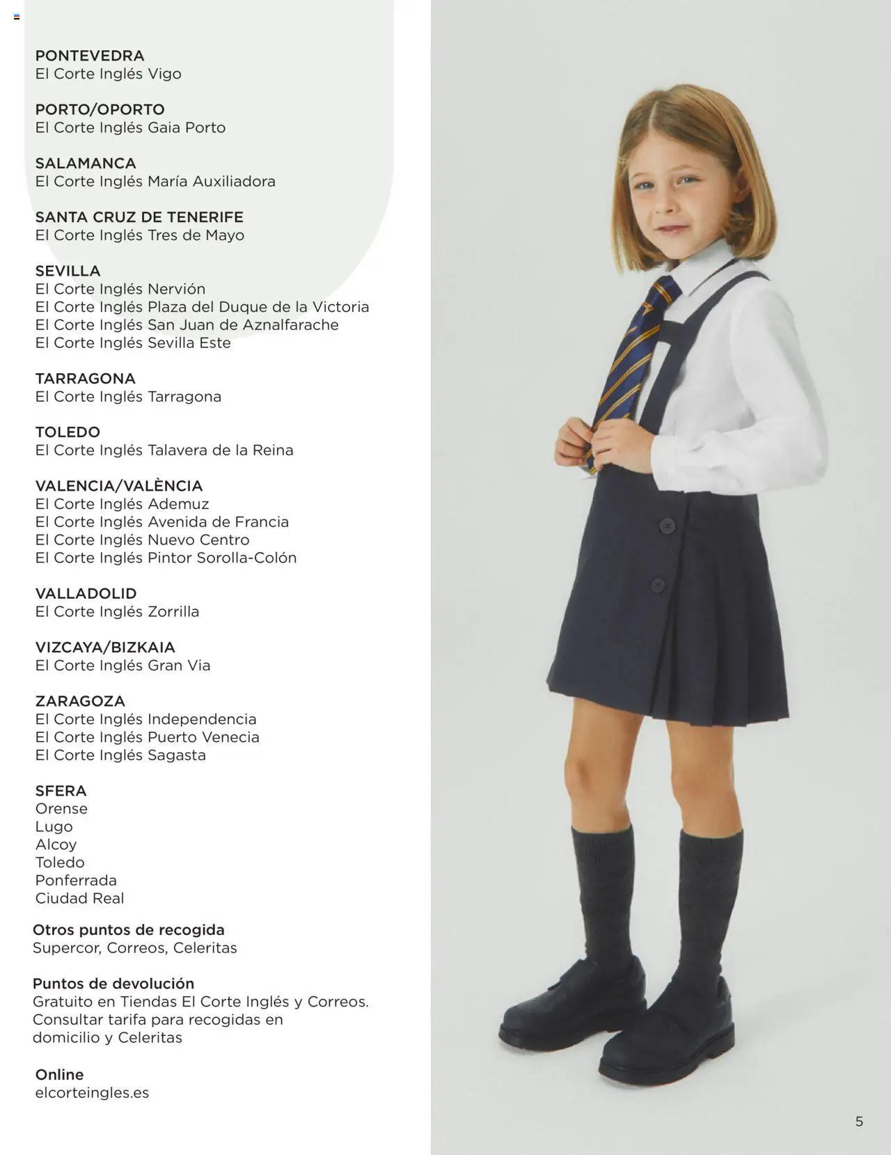 El Corte Inglés Uniformes - Página de 5 - Válido desde 22/04/2025