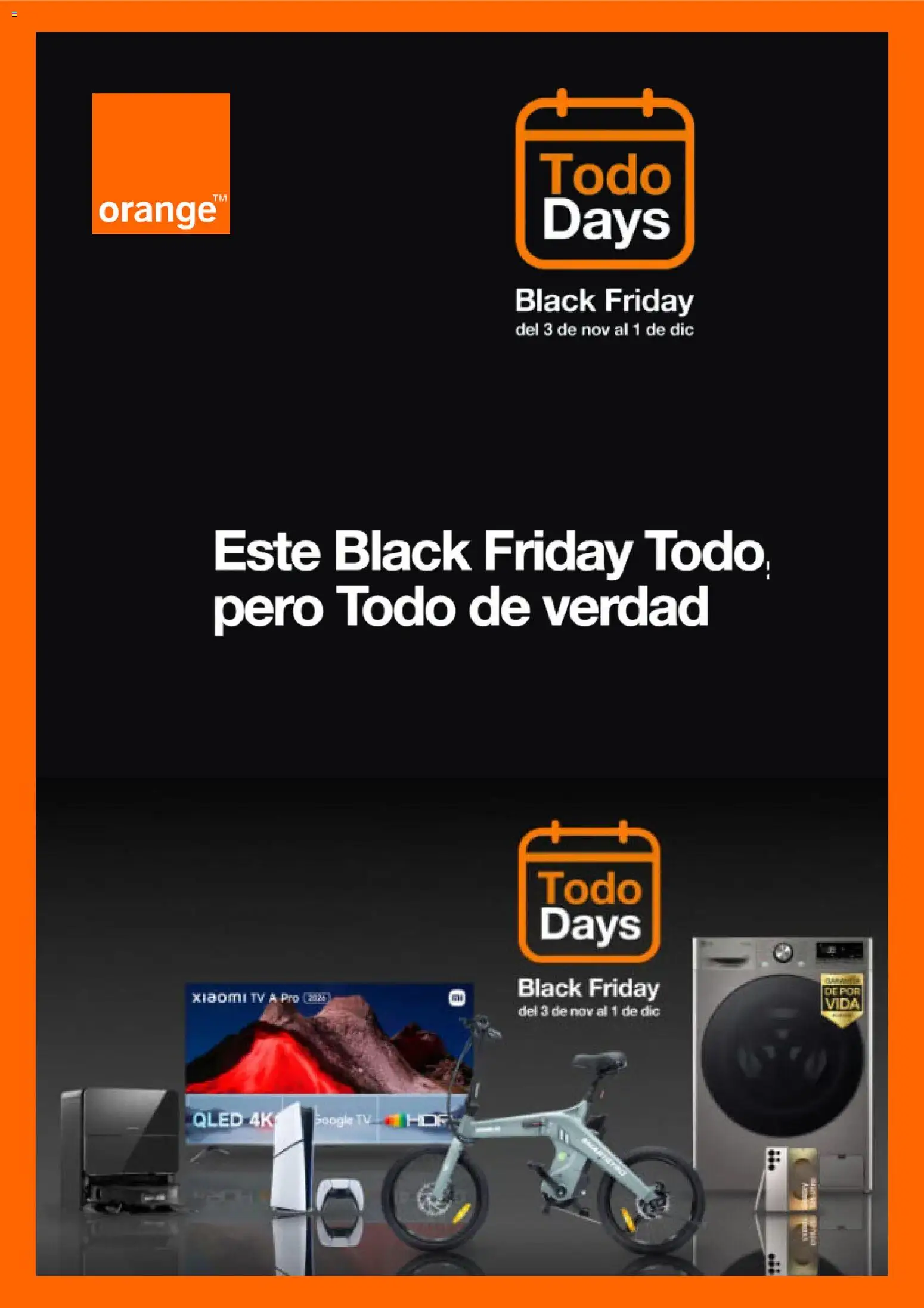 Orange Black Friday - Página de 1 - Válido desde 03/11/2025