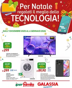 Anteprima Galassia Natale Tecnologia catalogo valida dal 01/12/2025