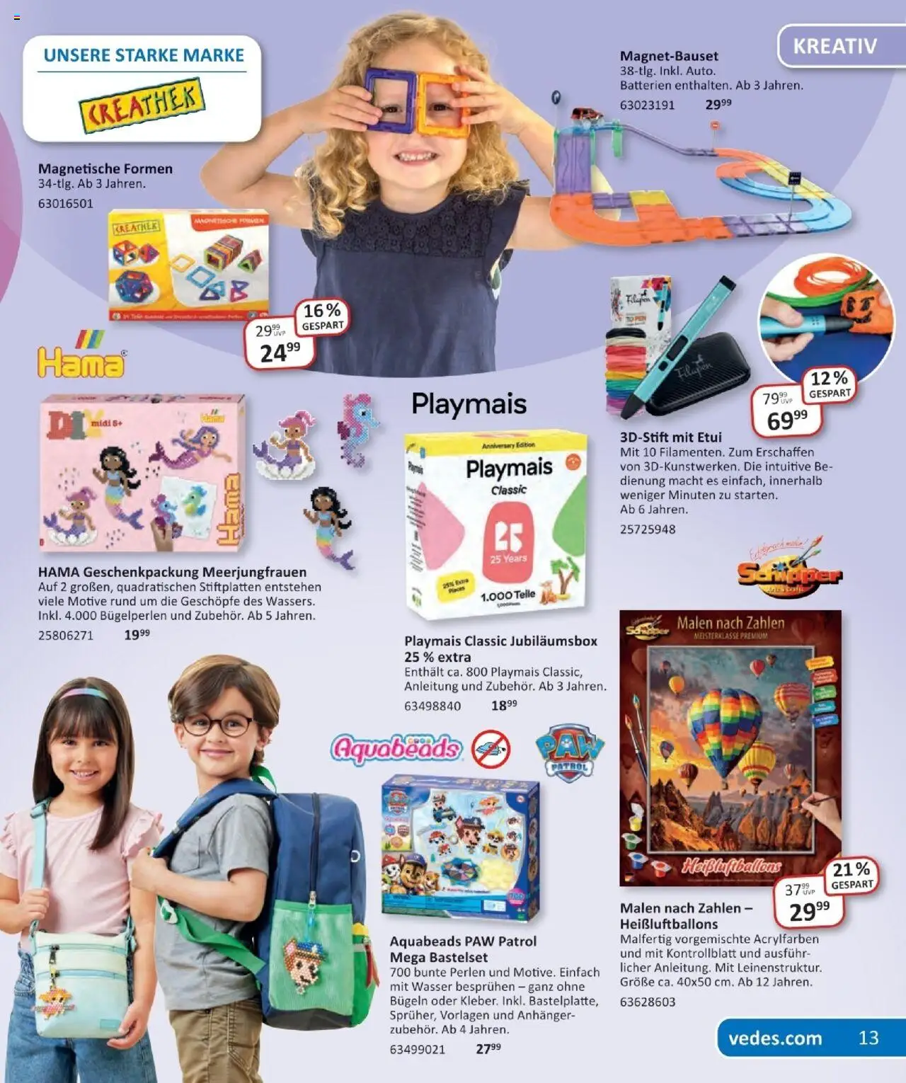 Vedes  Das kleine große Buch der Wünsche  - Seite 13 - gültig ab 15.10.2025