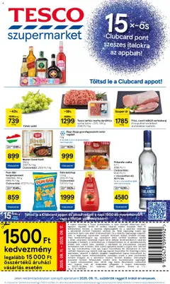 Előnézet Tesco Szupermarket - Akciós újság  érvényes 2025.09.11.-tól
