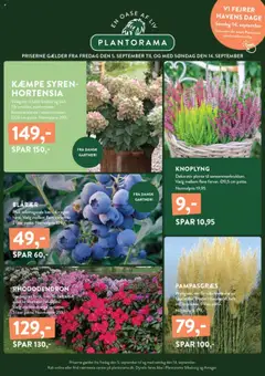 Forhåndsvisning Plantorama - Tilbudsavis gyldig fra 05/09/2025