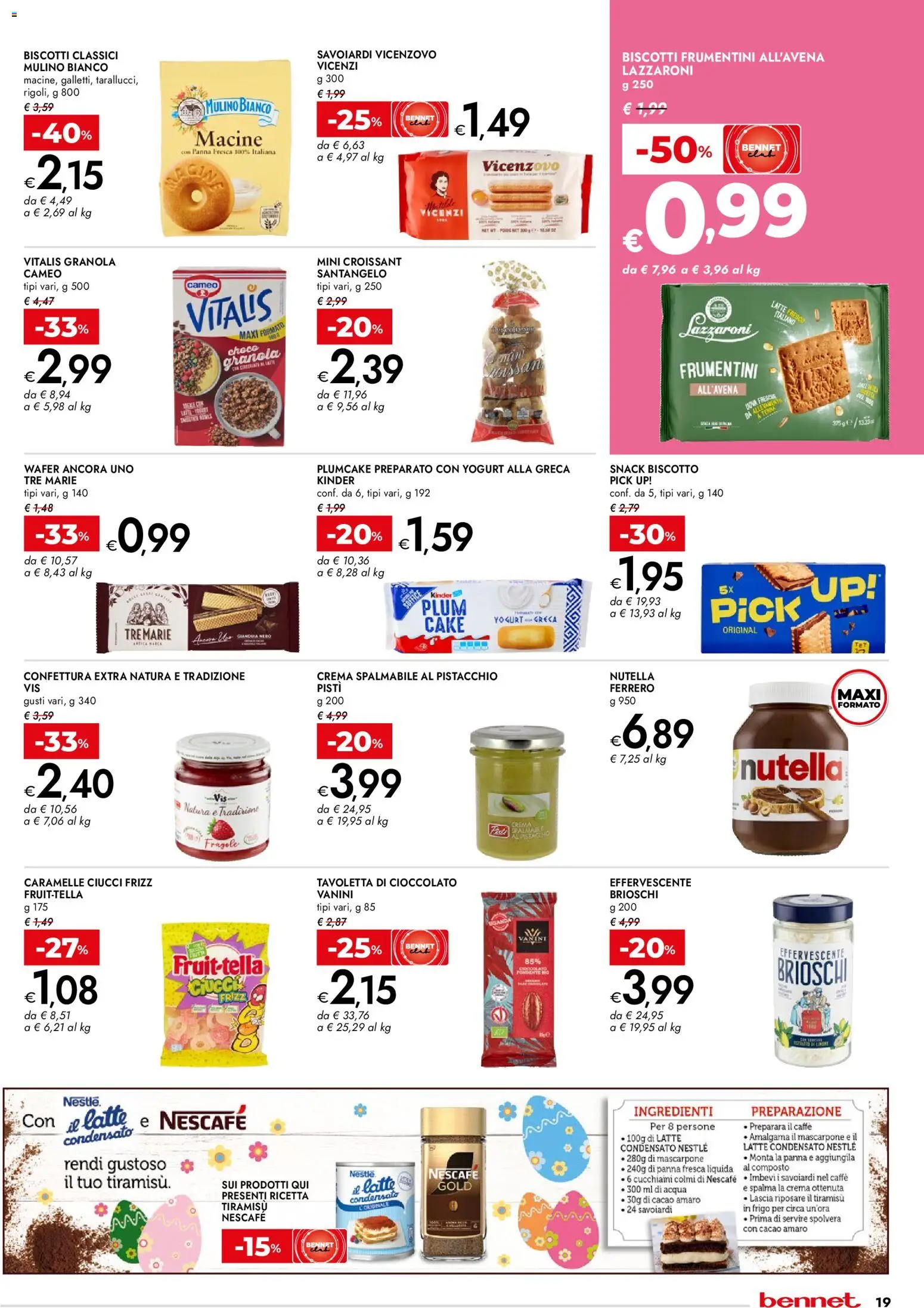 bennet volantino Pasqua - pagina 19 - valido dal 23/03/2026